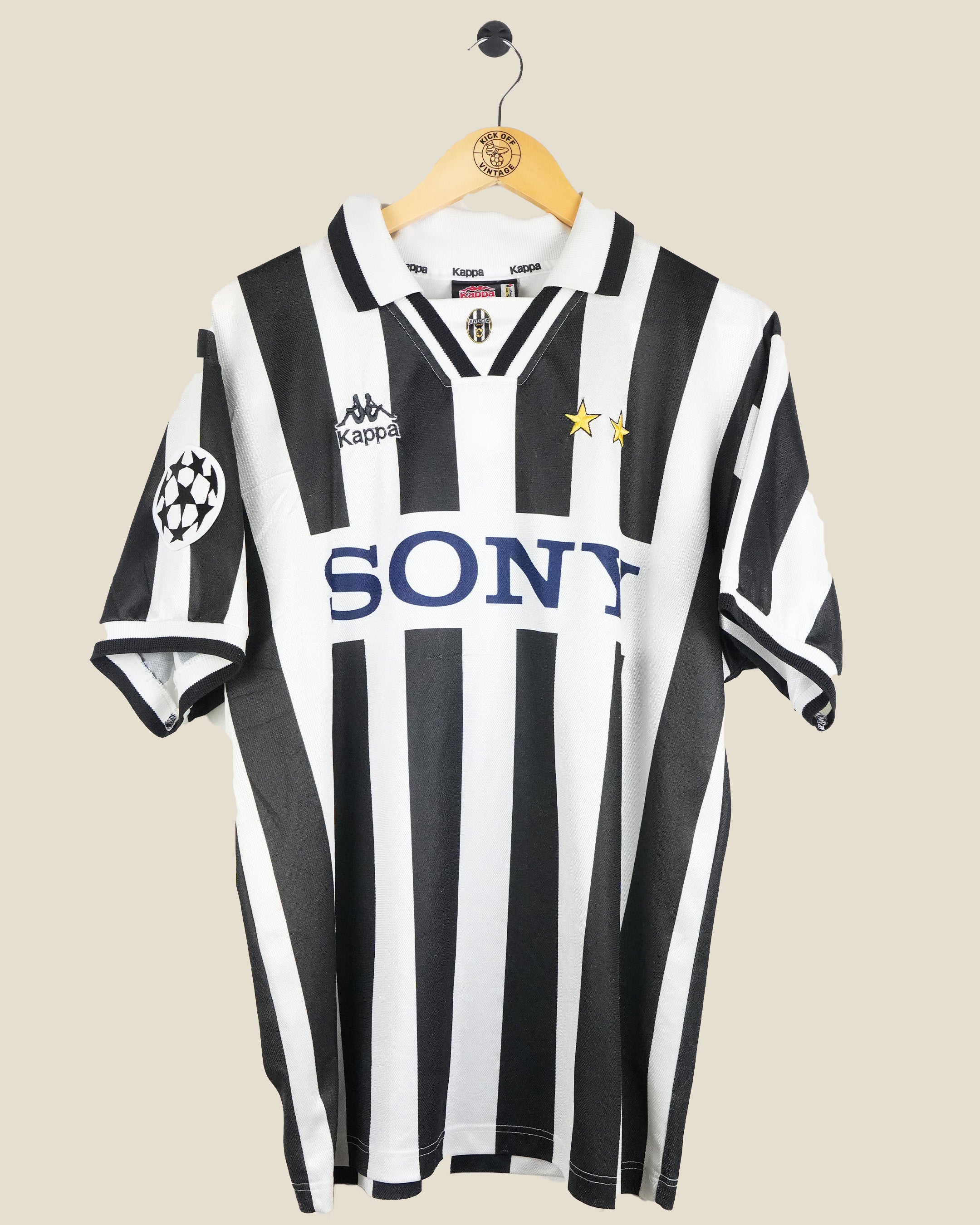 JUVENTUS 1995/96 DEL PIERO UCL HOME SHIRT (L) KAPPA
