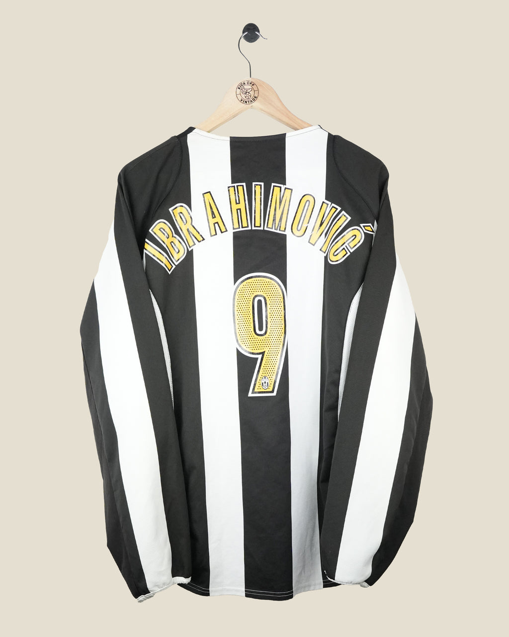 JUVENTUS 2004/05 IBRAHIMOVIC HOME L/S SHIRT (L) NIKE