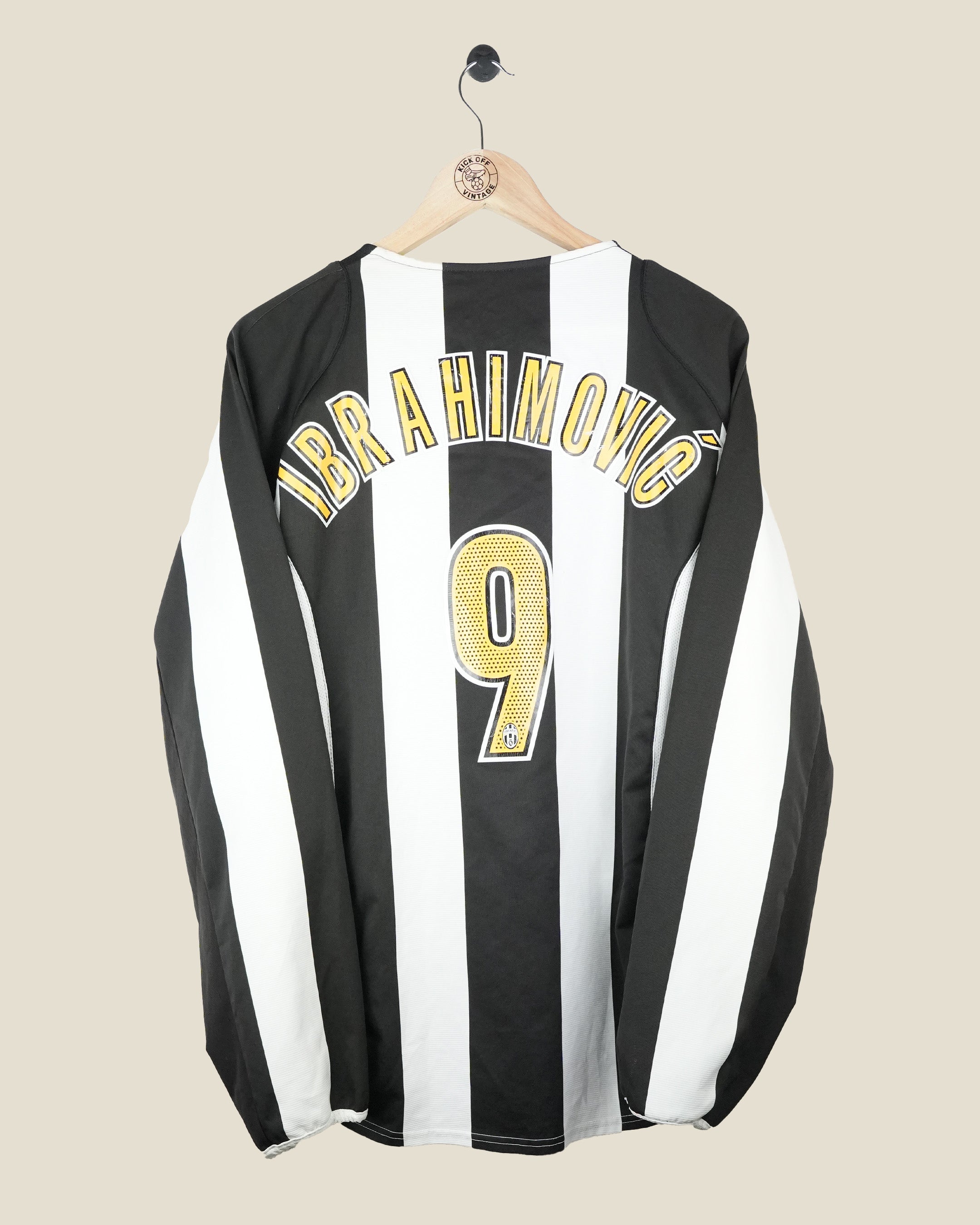 JUVENTUS 2004/05 IBRAHIMOVIC HOME L/S SHIRT (L) NIKE