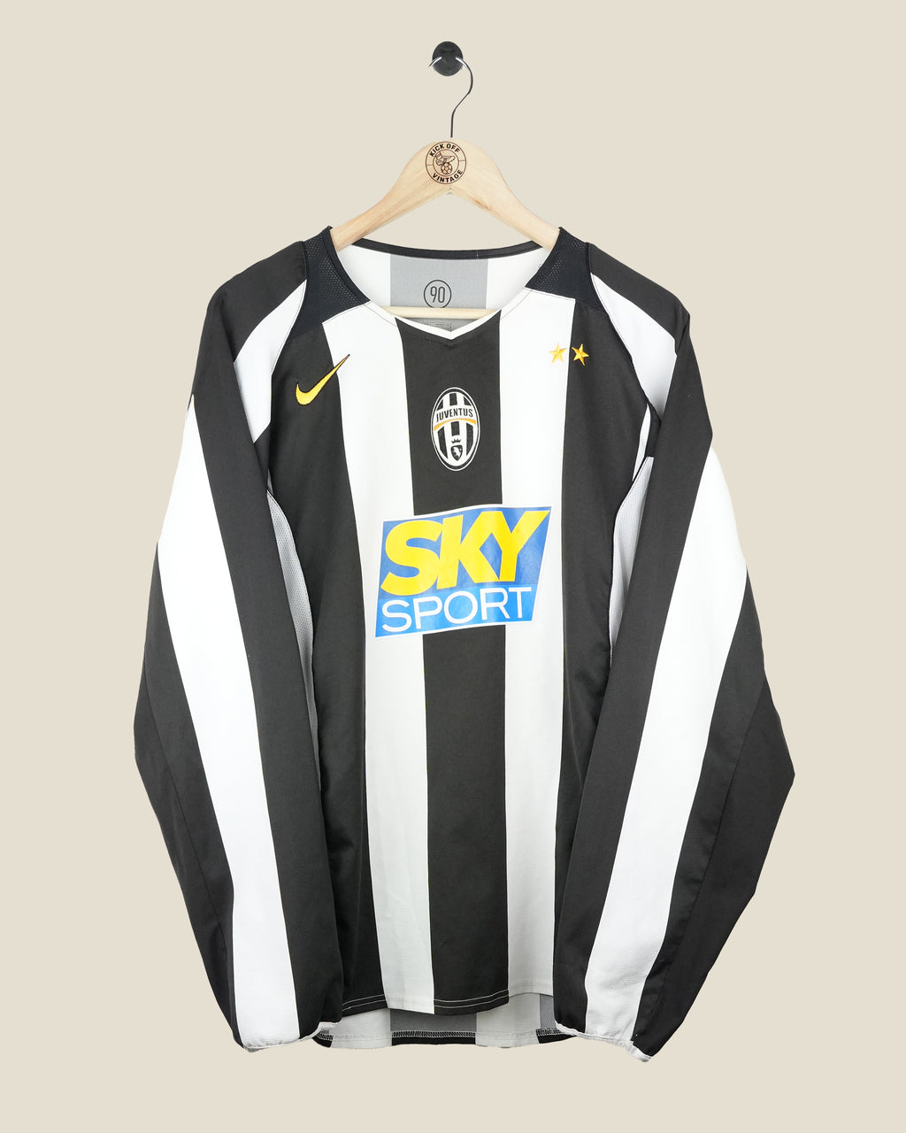 JUVENTUS 2004/05 IBRAHIMOVIC HOME L/S SHIRT (L) NIKE