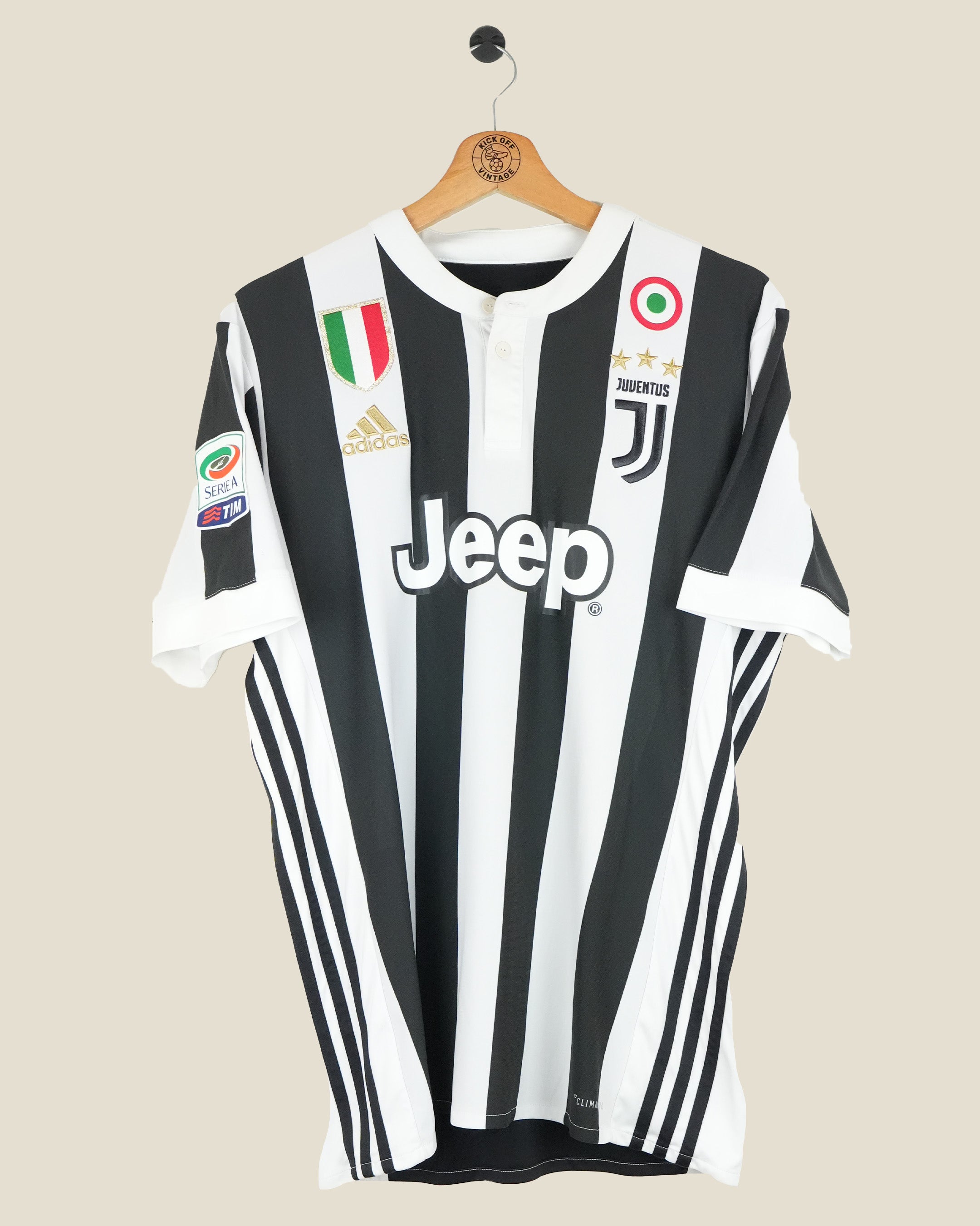 JUVENTUS 2017/18 MARCHISIO HOME SHIRT (M) ADIDAS