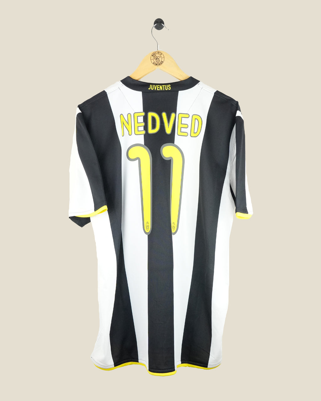 JUVENTUS 2008/09 NEDVED HOME SHIRT (XL) NIKE