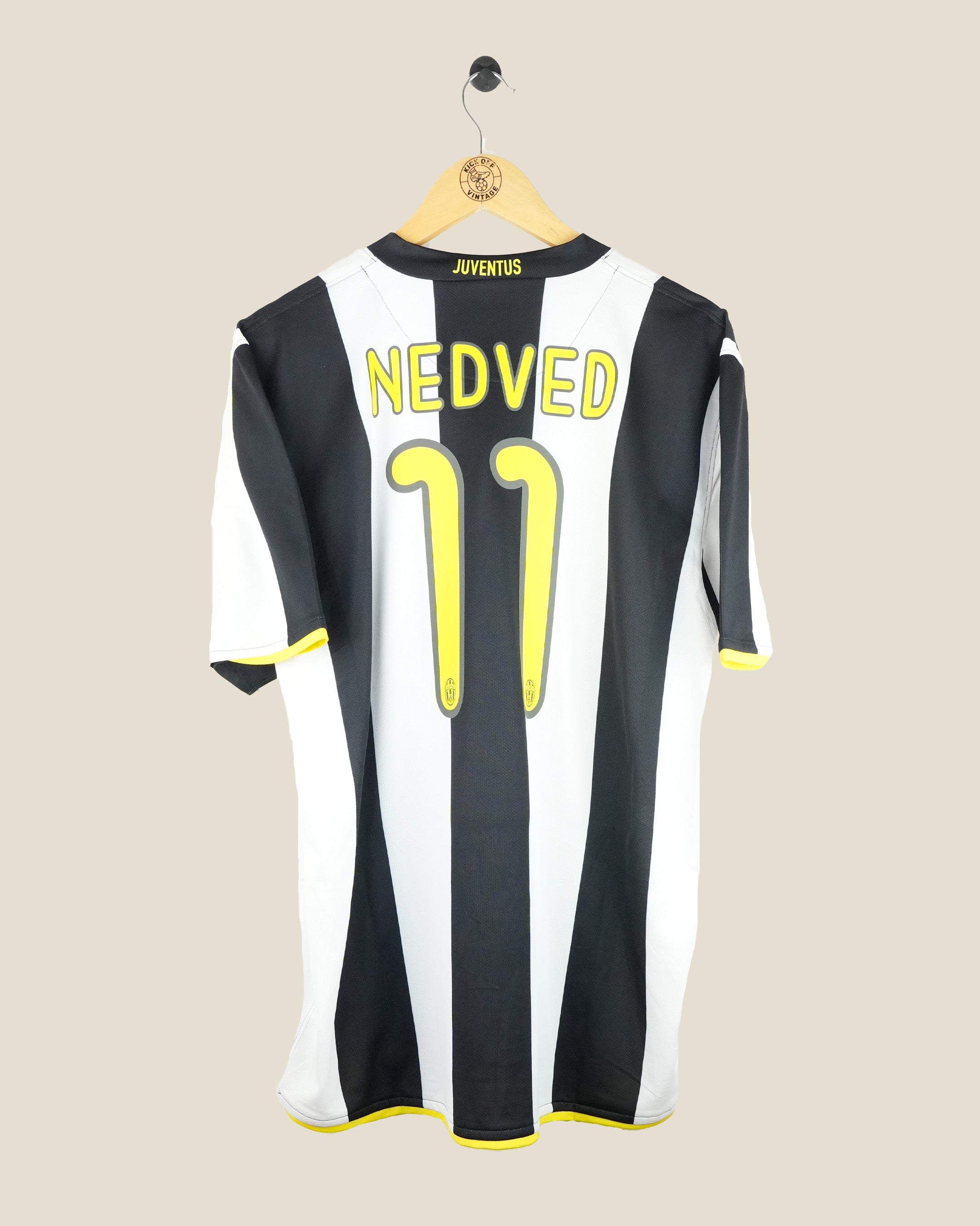 JUVENTUS 2008/09 NEDVED HOME SHIRT (XL) NIKE