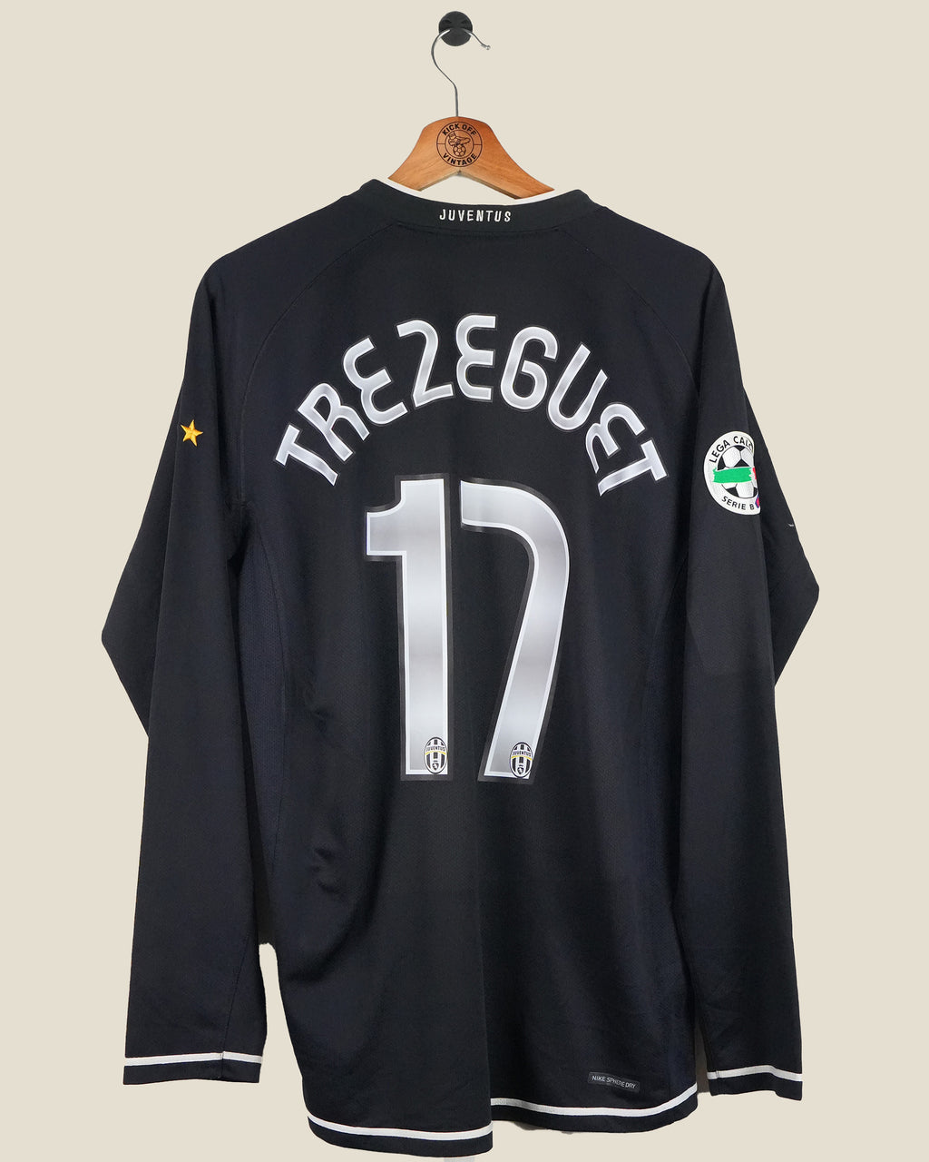 JUVENTUS 2006/07 TREZEGUET AWAY SHIRT L/S (M) NIKE