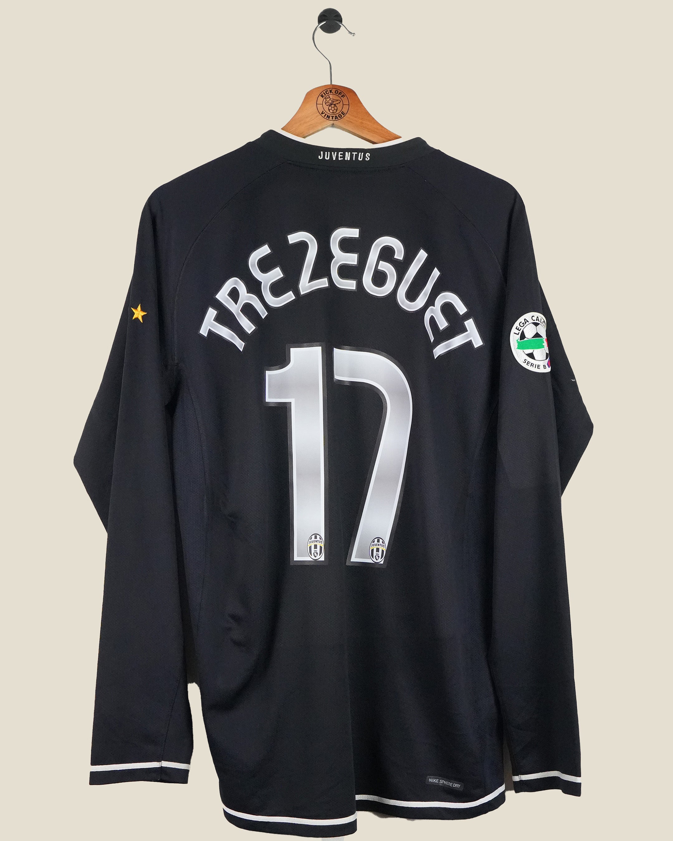 JUVENTUS 2006/07 TREZEGUET AWAY SHIRT L/S (M) NIKE