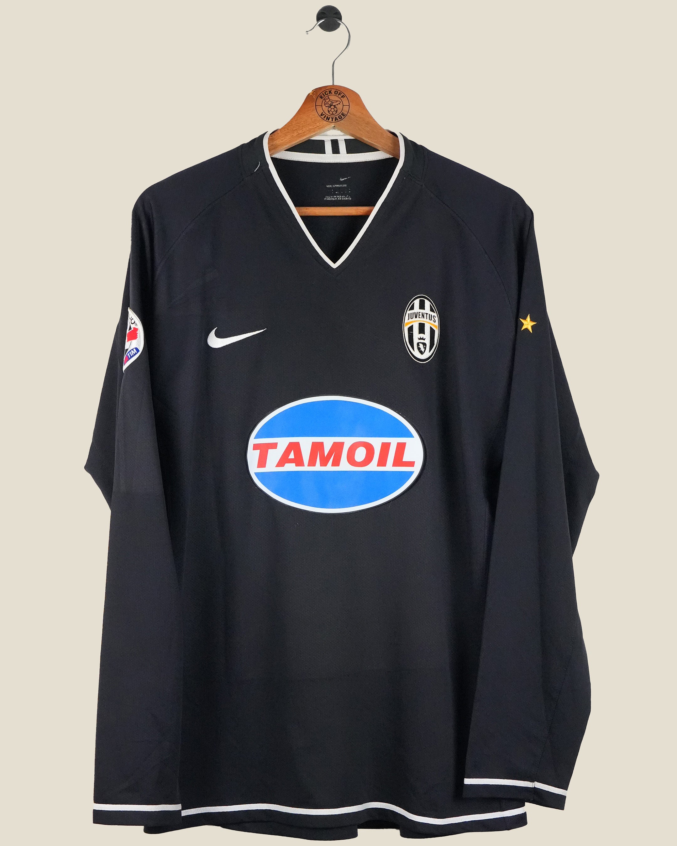 JUVENTUS 2006/07 TREZEGUET AWAY SHIRT L/S (M) NIKE