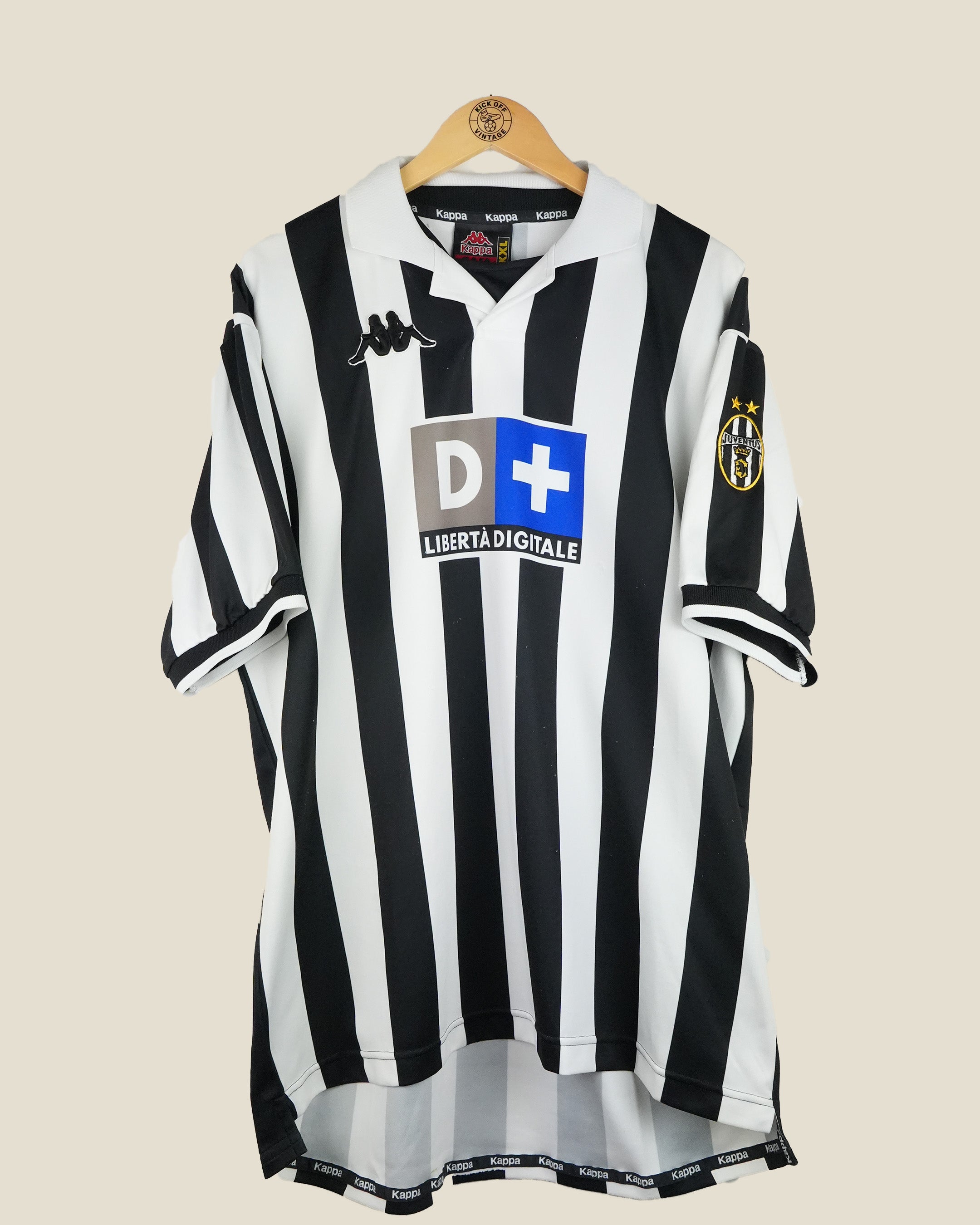 JUVENTUS 1998/99 ZIDANE HOME SHIRT (XXL) KAPPA
