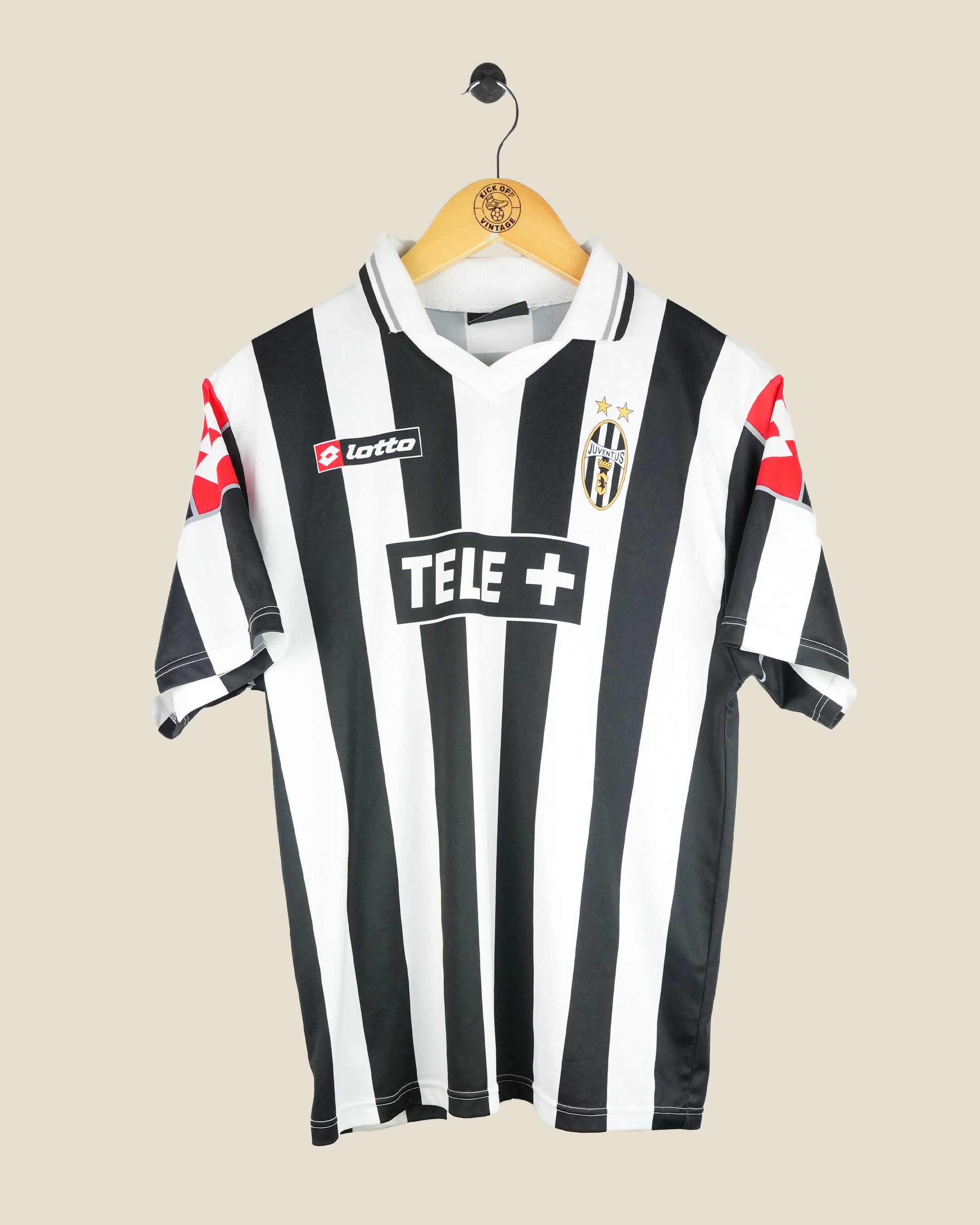 JUVENTUS 2000/01 ZIDANE HOME SHIRT (M) LOTTO
