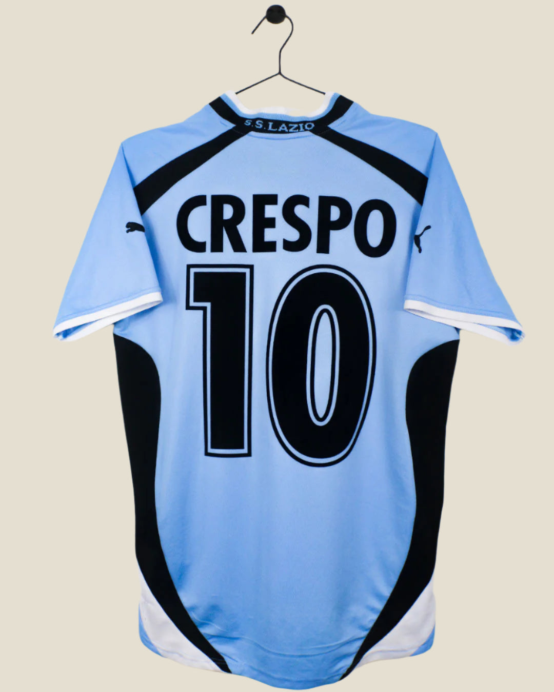 LAZIO 2000/01 CRESPO #10 HOME SHIRT (M) PUMA