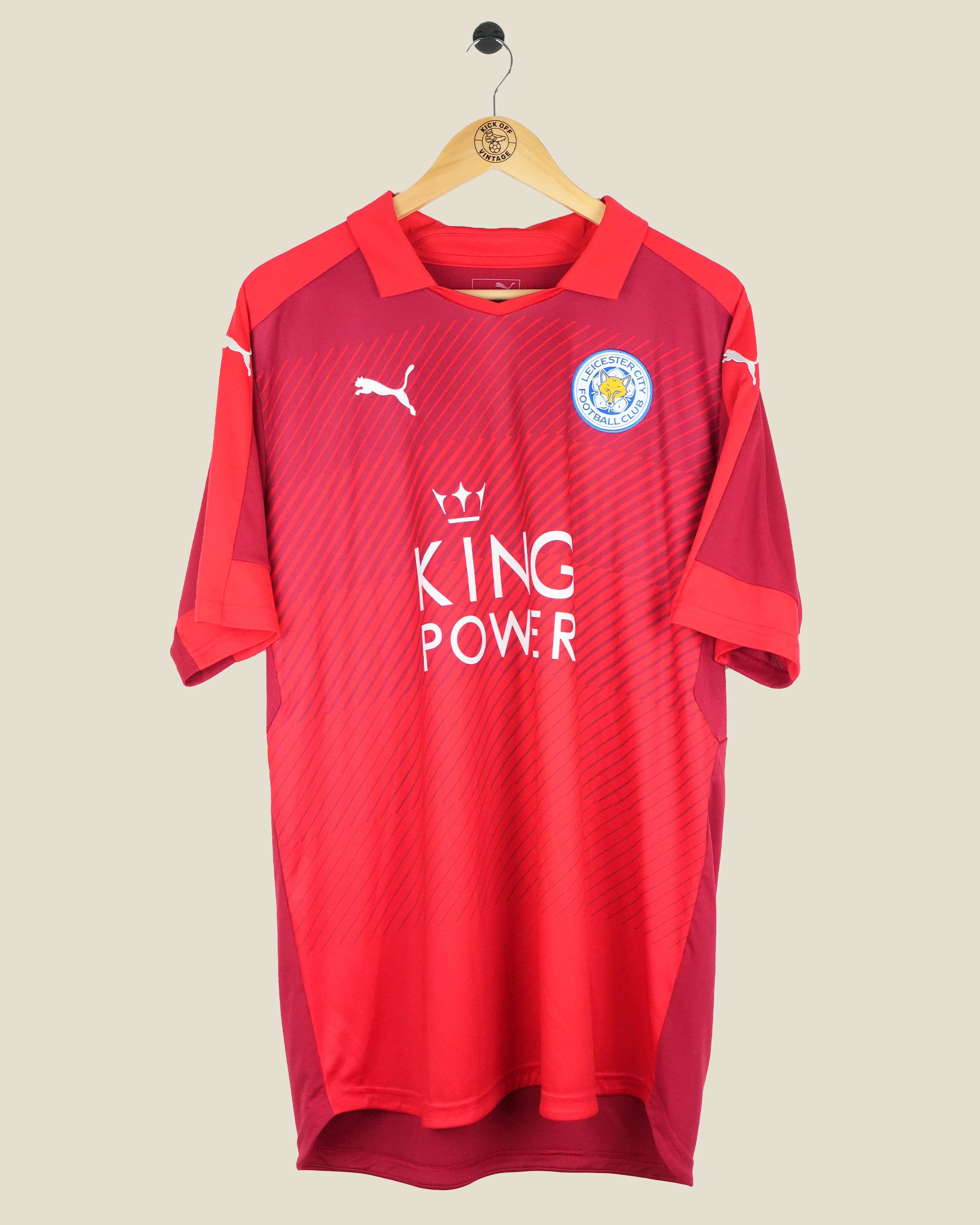 LEICESTER CITY 2016/17 VARDY AWAY SHIRT (XL) PUMA
