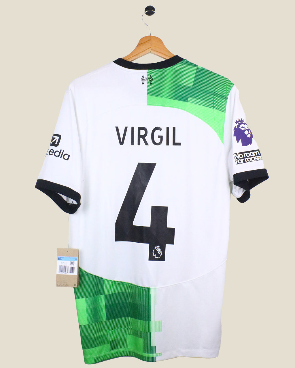 LIVERPOOL 2023/24 VAN DIJK #4  AWAY BNWT (M) NIKE