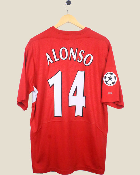 LIVERPOOL 2004/06 ALONSO #14 HOME (XL) REEBOK