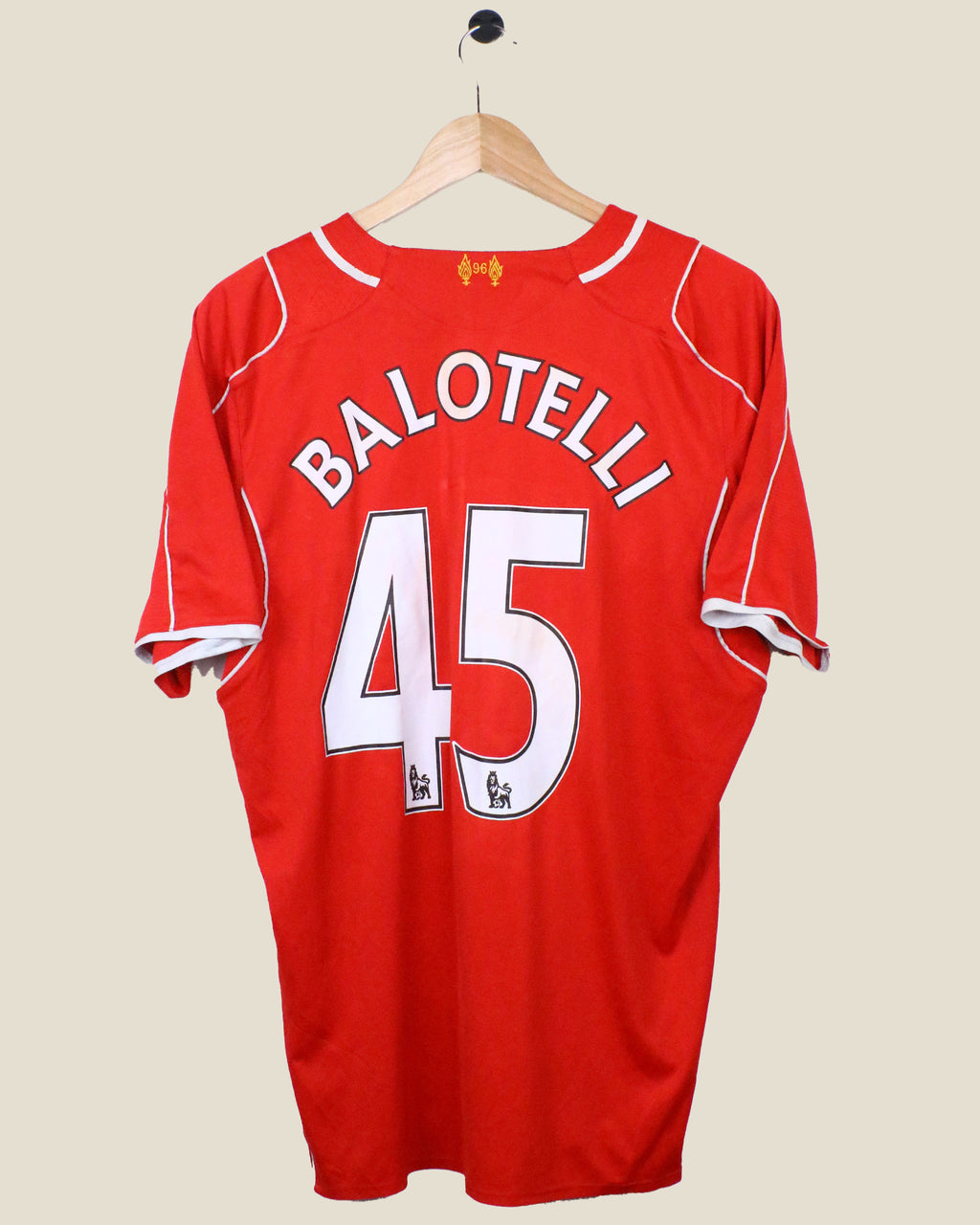 LIVERPOOL 2014/15 BALOTELLI #45 HOME (L) WARRIOR