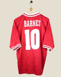 LIVERPOOL 1996/98 BARNES HOME SHIRT (L) REEBOK