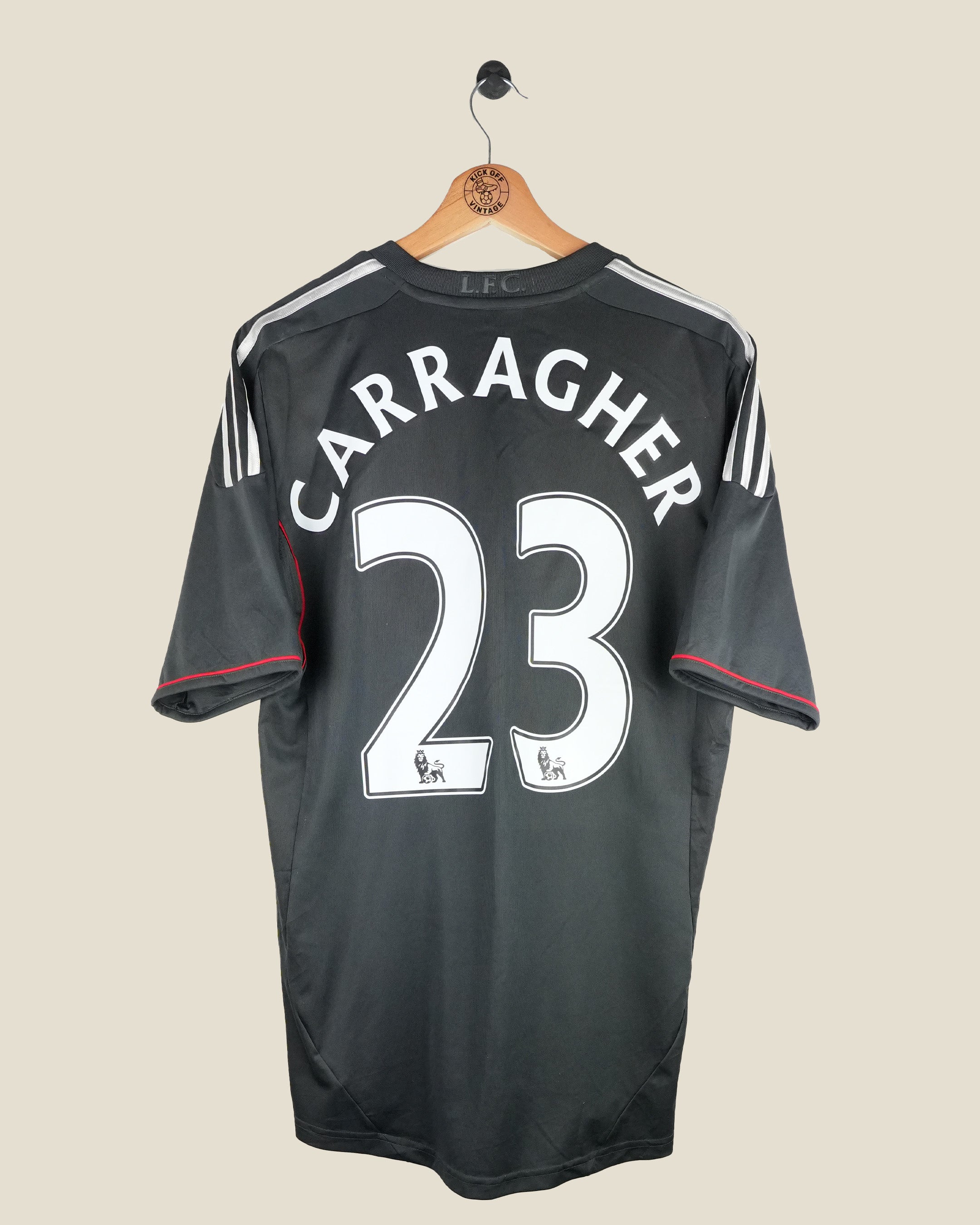 LIVERPOOL 2011/12 CARRAGHER AWAY SHIRT (M) ADIDAS