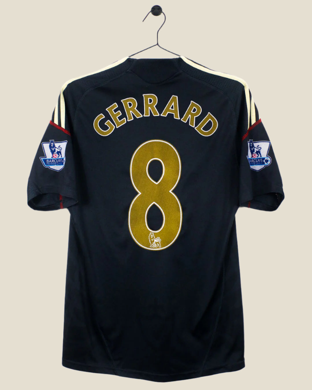 LIVERPOOL 2009/10 GERRARD #8 AWAY SHIRT (S) ADIDAS