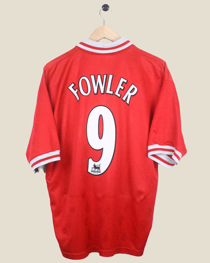 LIVERPOOL 1997/98 FOWLER #9 HOME (XL) REEBOK