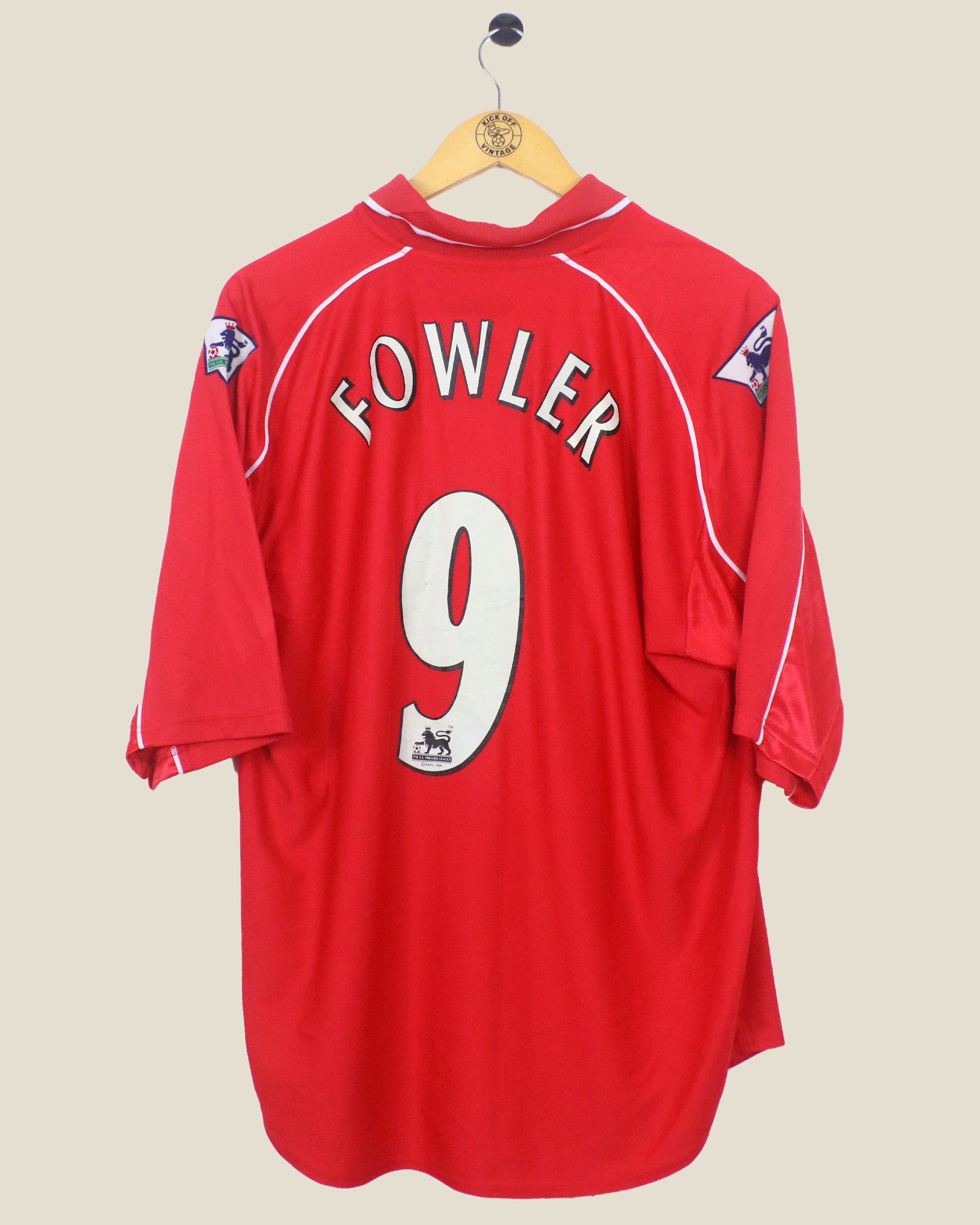 LIVERPOOL 2000/01 FOWLER HOME (XL) REEBOK
