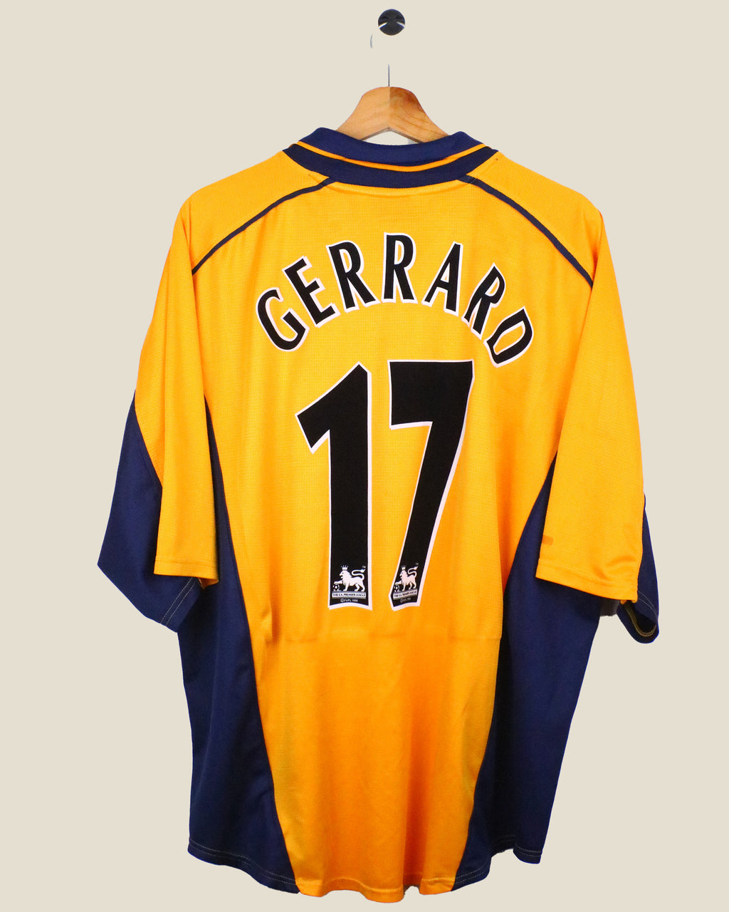 LIVERPOOL 2000/01 GERRARD #17 AWAY (L) REEBOK