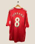 LIVERPOOL 2010/11 GERRARD HOME SHIRT (XXL) ADIDAS