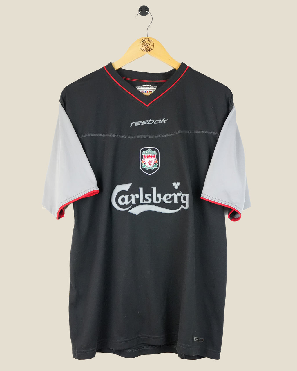 LIVERPOOL 2002/03 GERRARD AWAY SHIRT (XL) REEBOK