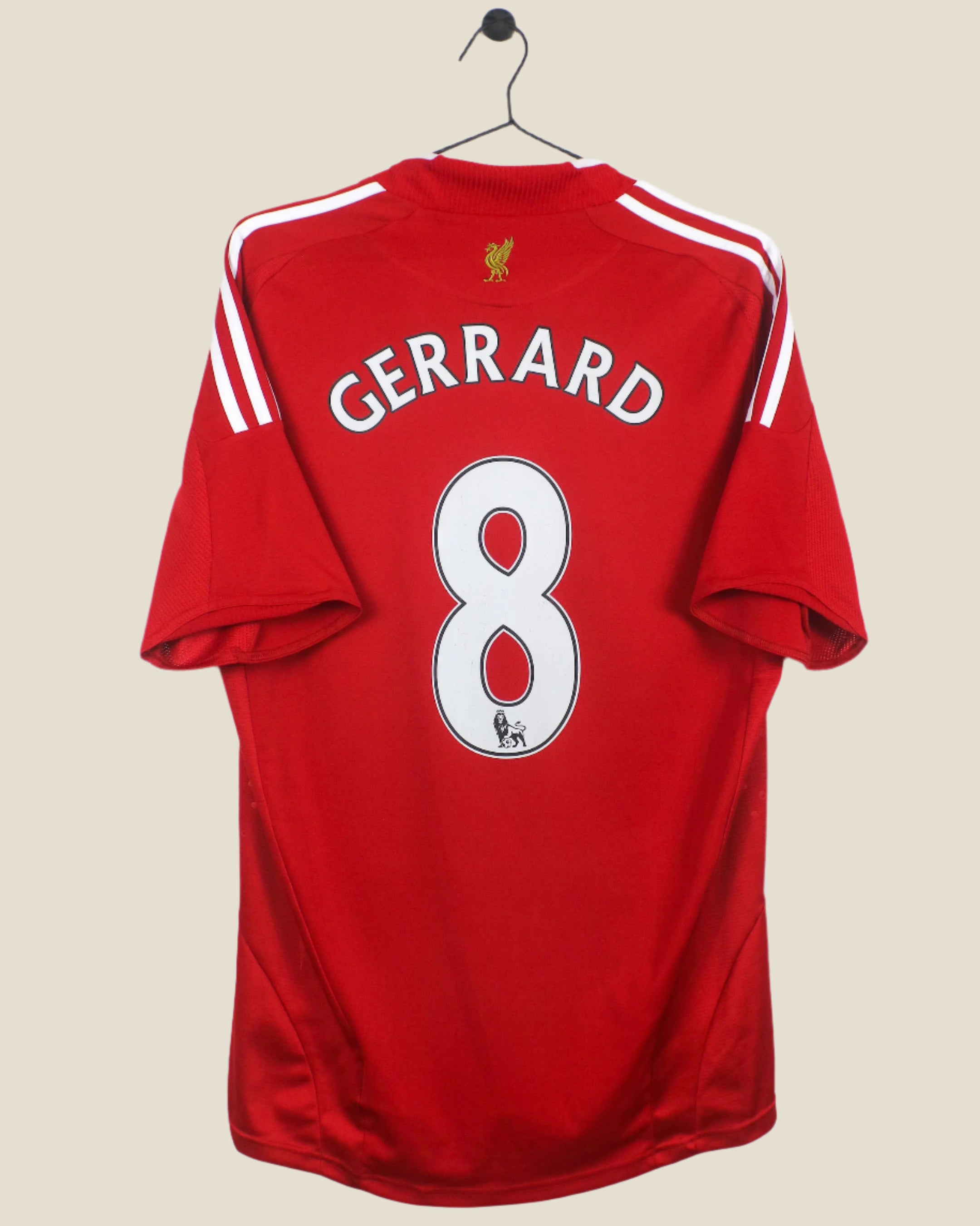 LIVERPOOL 2008/10 GERRARD #8 HOME SHIRT (M) ADIDAS