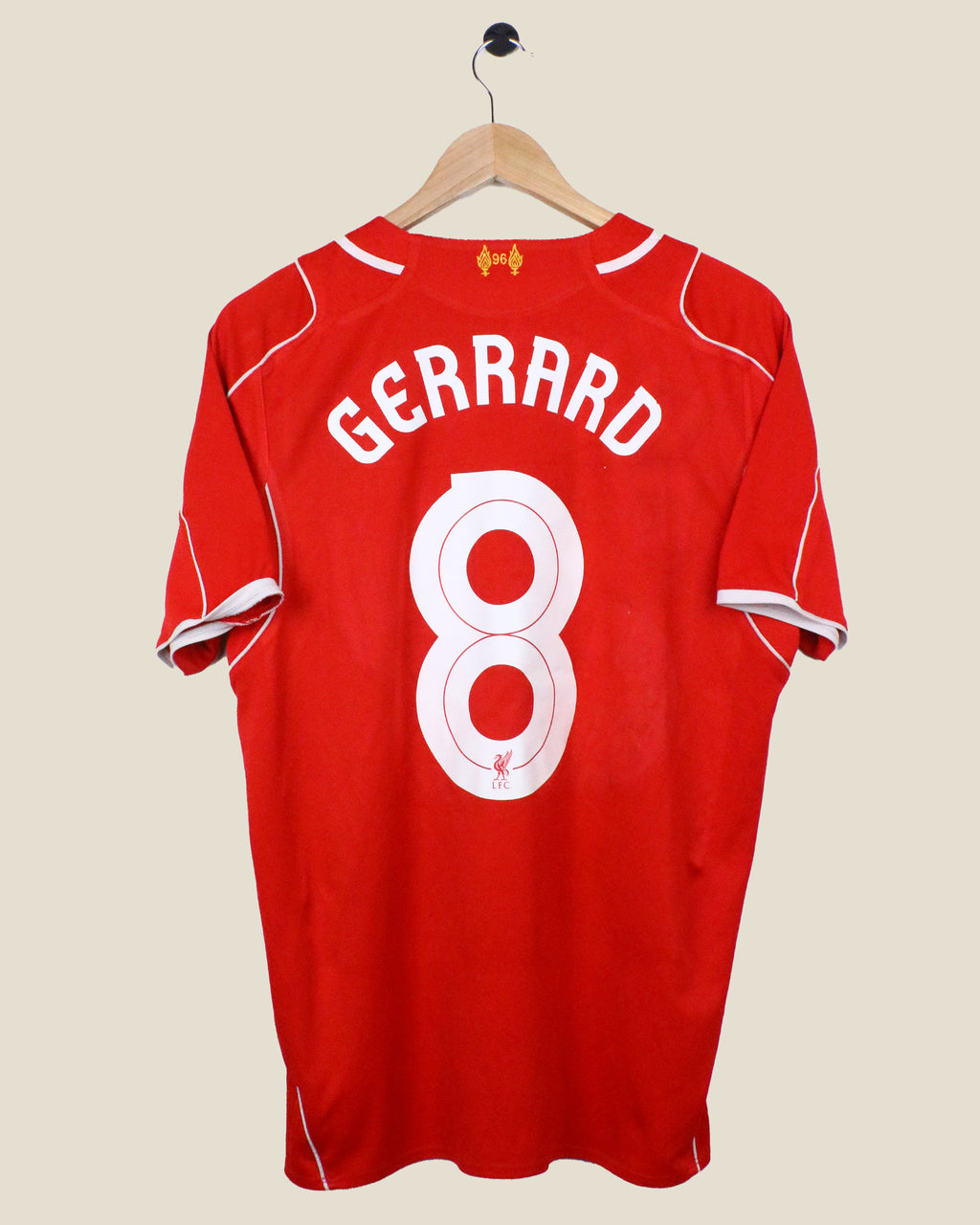 LIVERPOOL 2014/15 GERRARD #8 HOME (M) WARRIOR