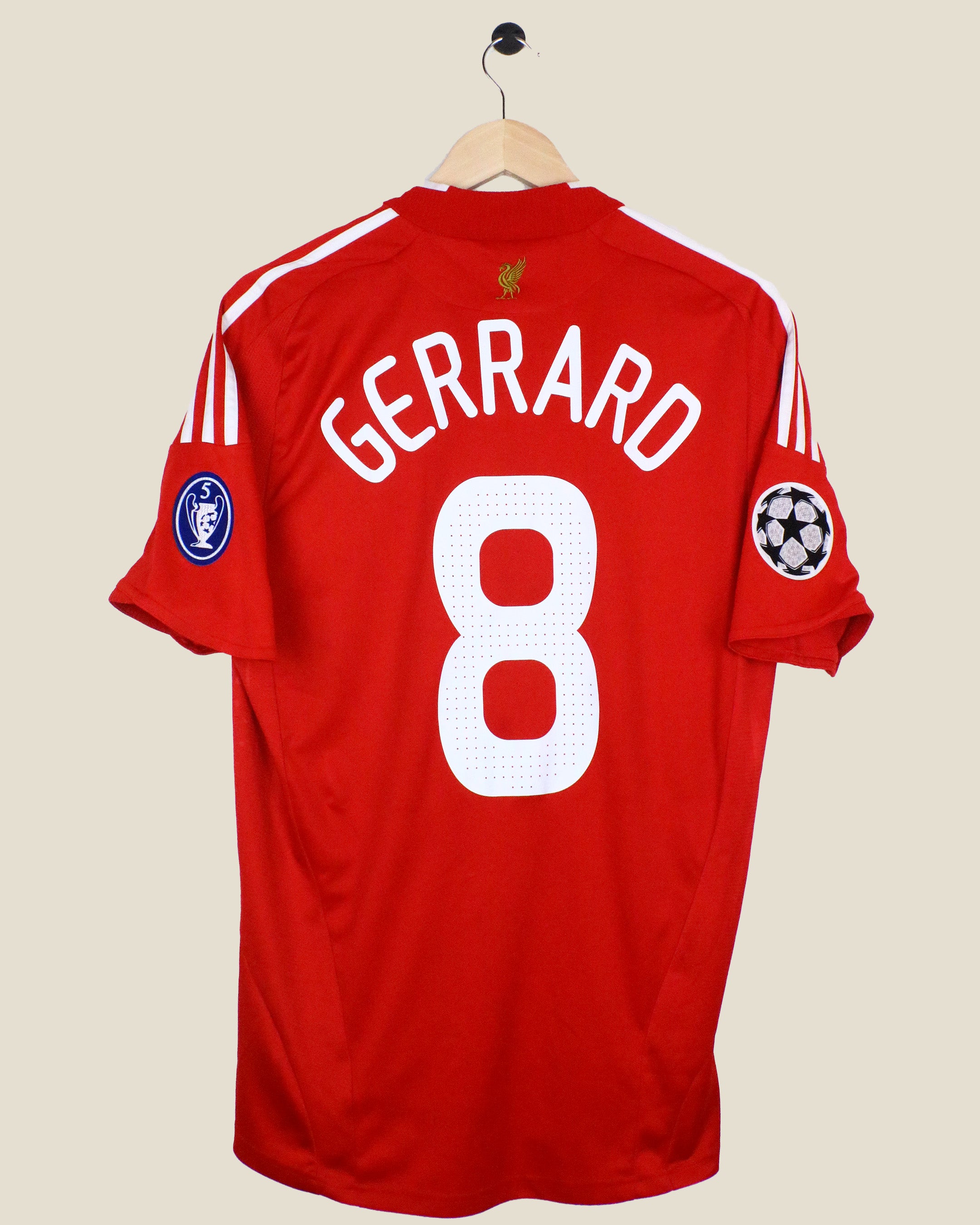 LIVERPOOL 2008/09 GERRARD #8 UCL HOME (M) ADIDAS