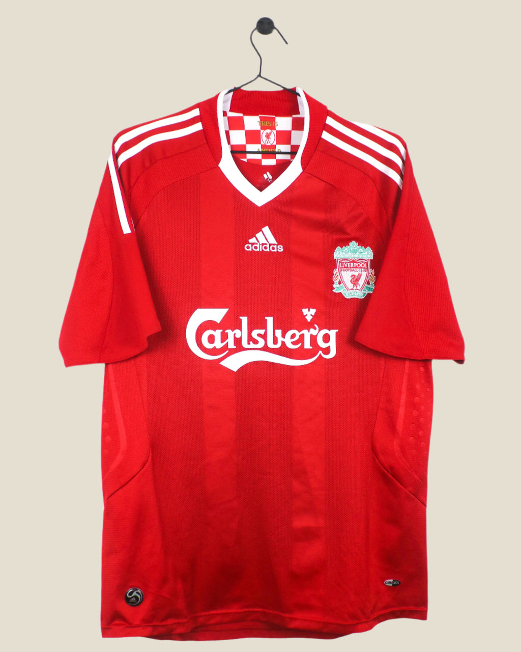 LIVERPOOL 2008/10 GERRARD #8 HOME SHIRT (M) ADIDAS
