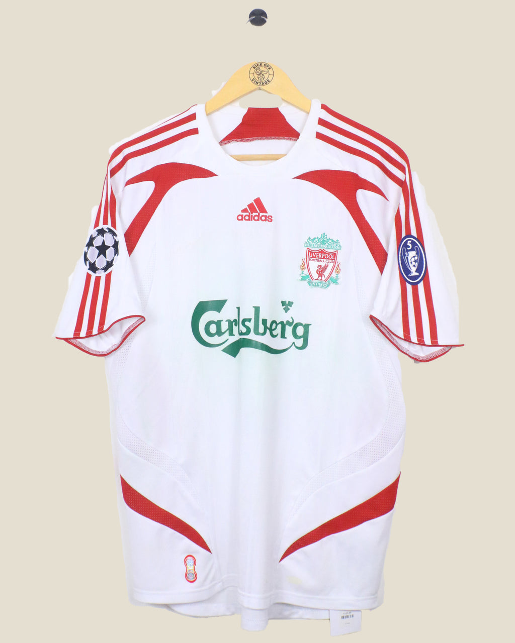 LIVERPOOL 2007/08 GERRARD UCL AWAY (L) ADIDAS