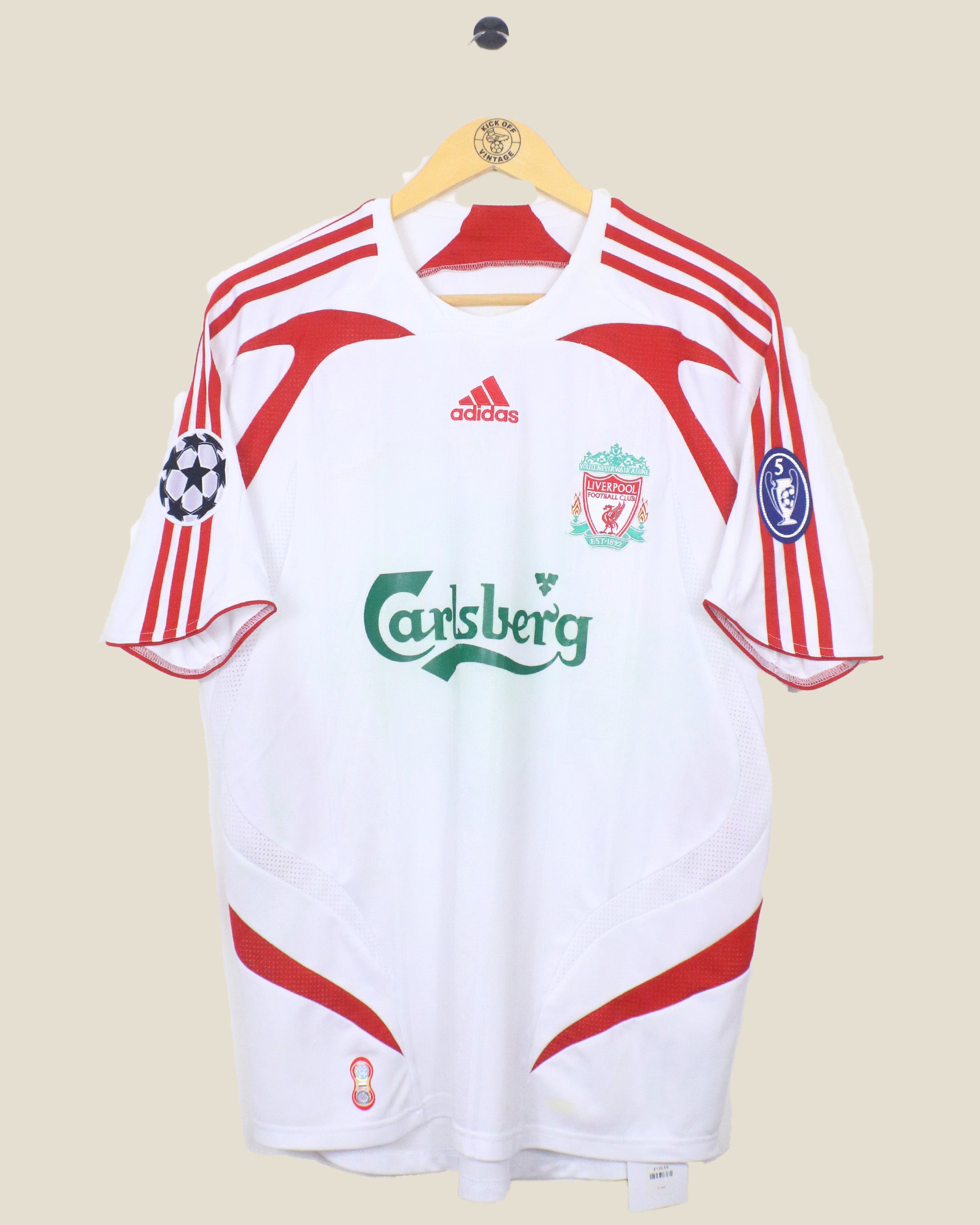 LIVERPOOL 2007/08 GERRARD UCL AWAY (L) ADIDAS