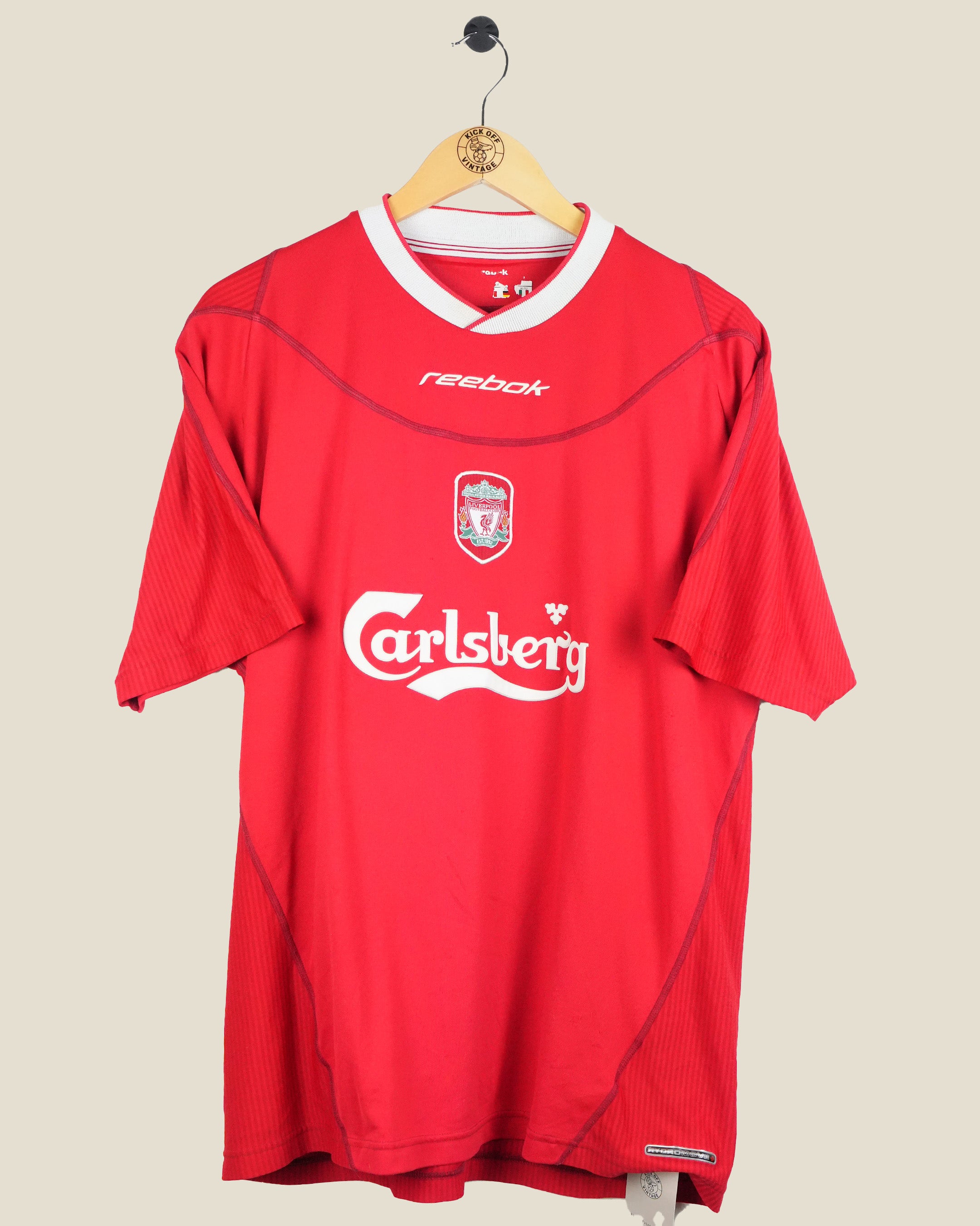 LIVERPOOL 2000/02 GERRARD HOME SHIRT (L) REEBOK