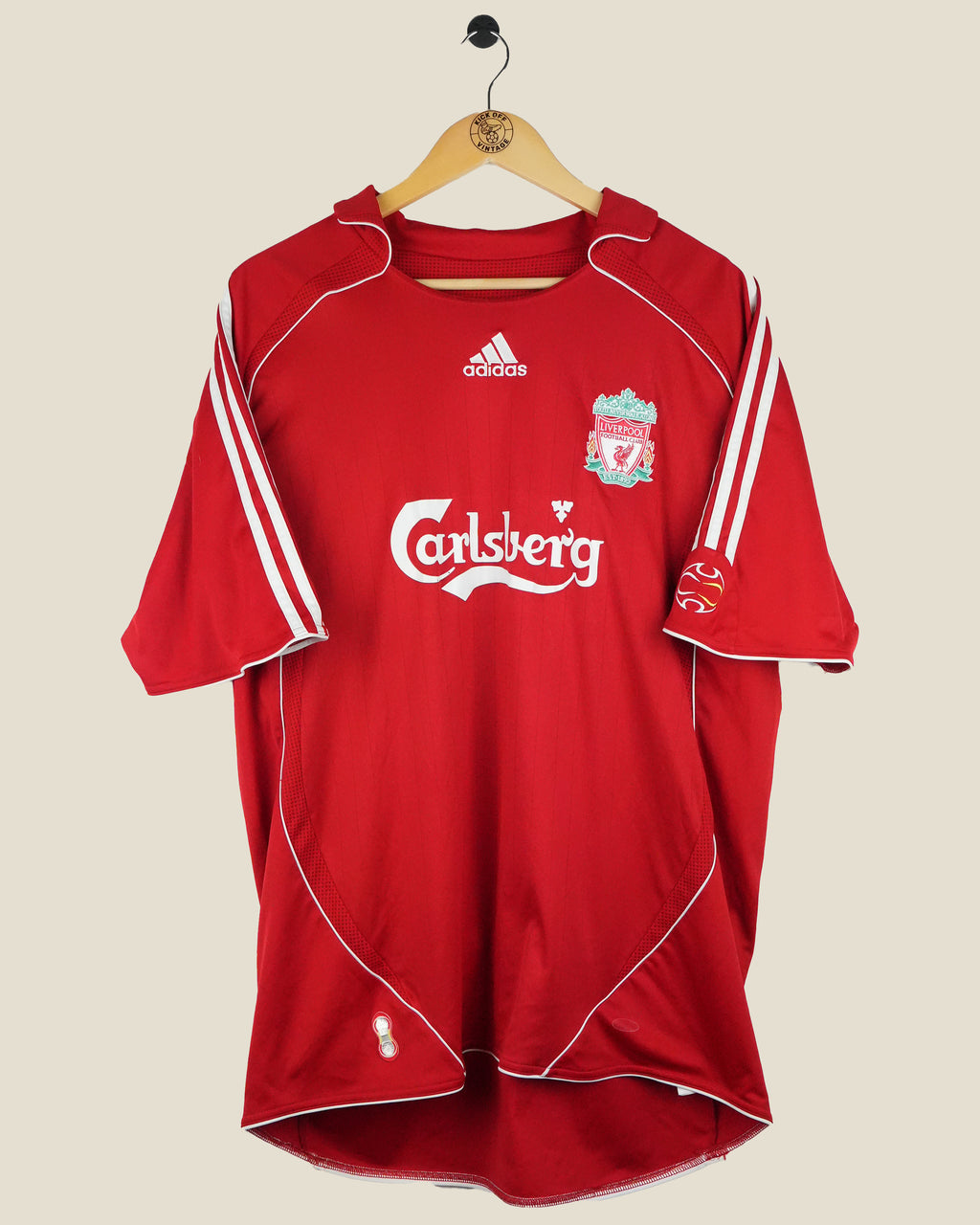 LIVERPOOL 2006/08 GERRARD HOME SHIRT (XL) ADIDAS