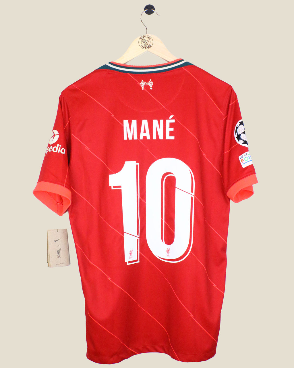 LIVERPOOL 2021/22 MANE UCL FINAL HOME BNWT (M) NIKE