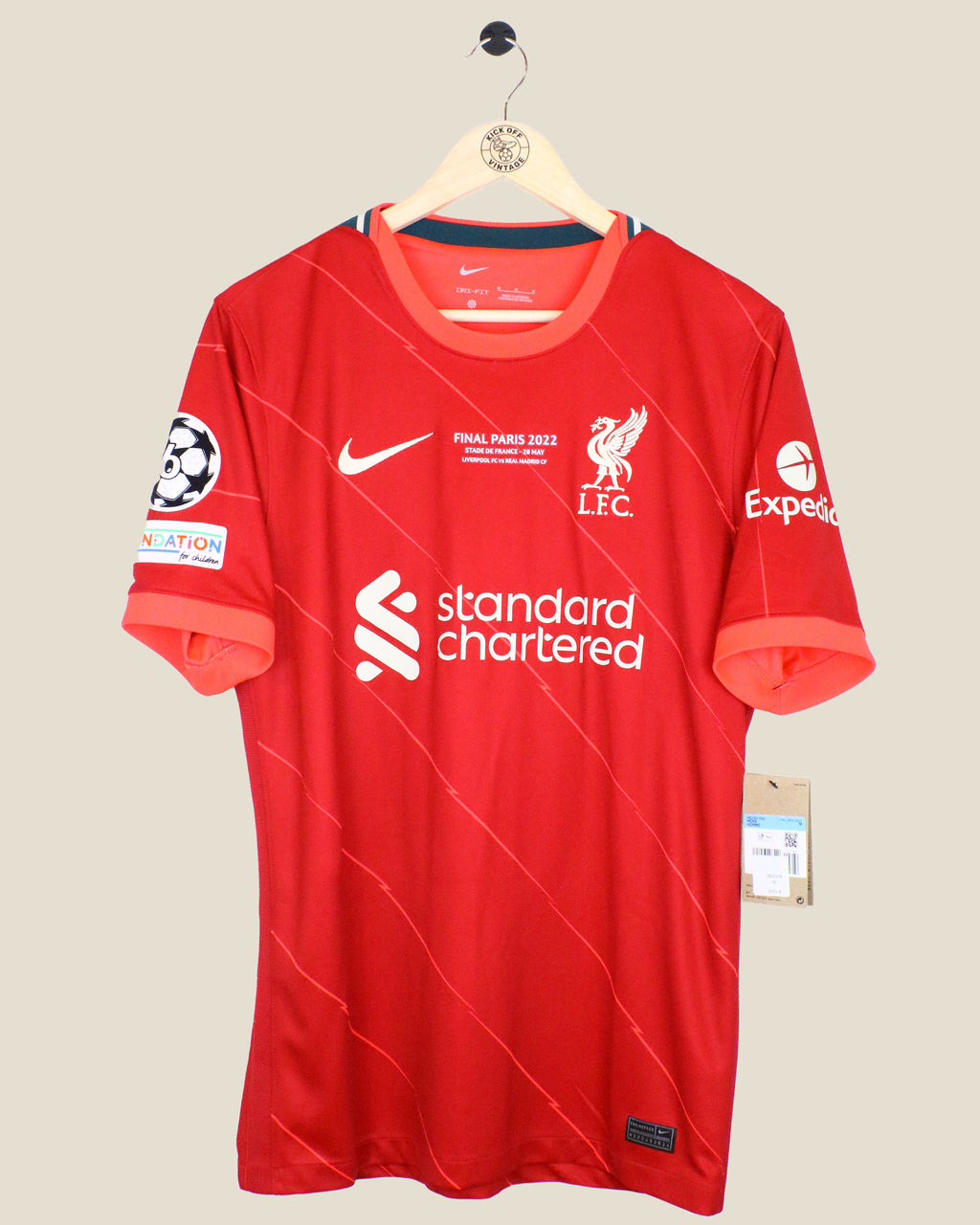 LIVERPOOL 2021/22 MANE UCL FINAL HOME BNWT (M) NIKE