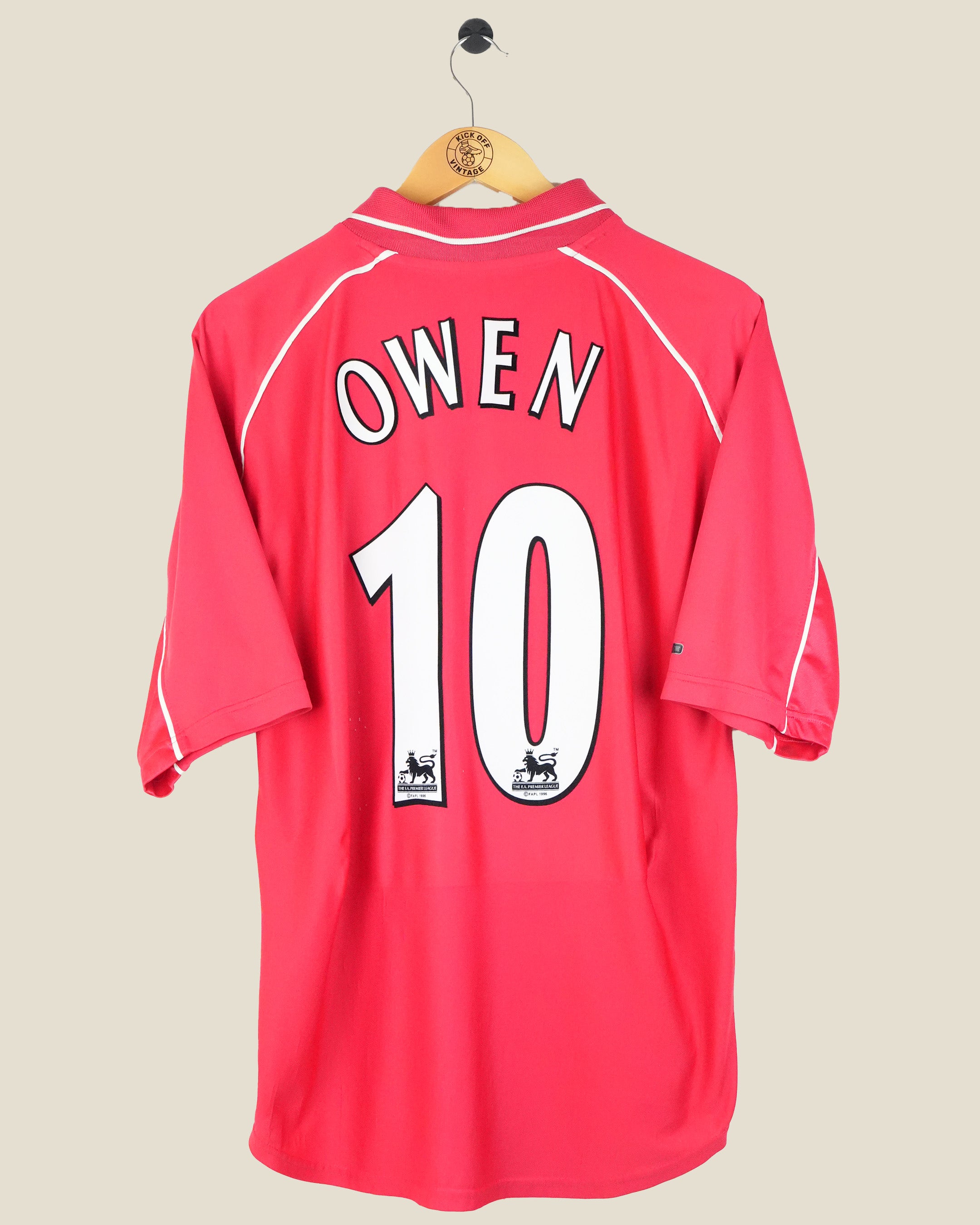 LIVERPOOL 2002/04 OWEN HOME SHIRT (XL) REEBOK