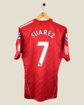 LIVERPOOL 2010/11 SUAREZ HOME SHIRT (S) ADIDAS