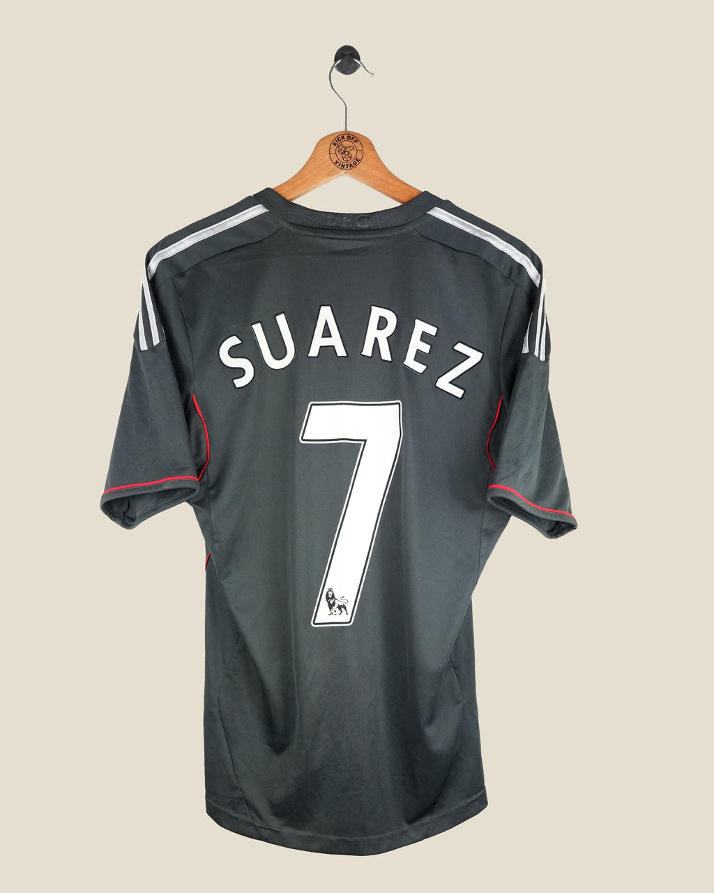 LIVERPOOL 2011/12 SUAREZ AWAY SHIRT (M) ADIDAS