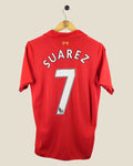 LIVERPOOL 2012/13 SUAREZ HOME SHIRT (S) WARRIOR