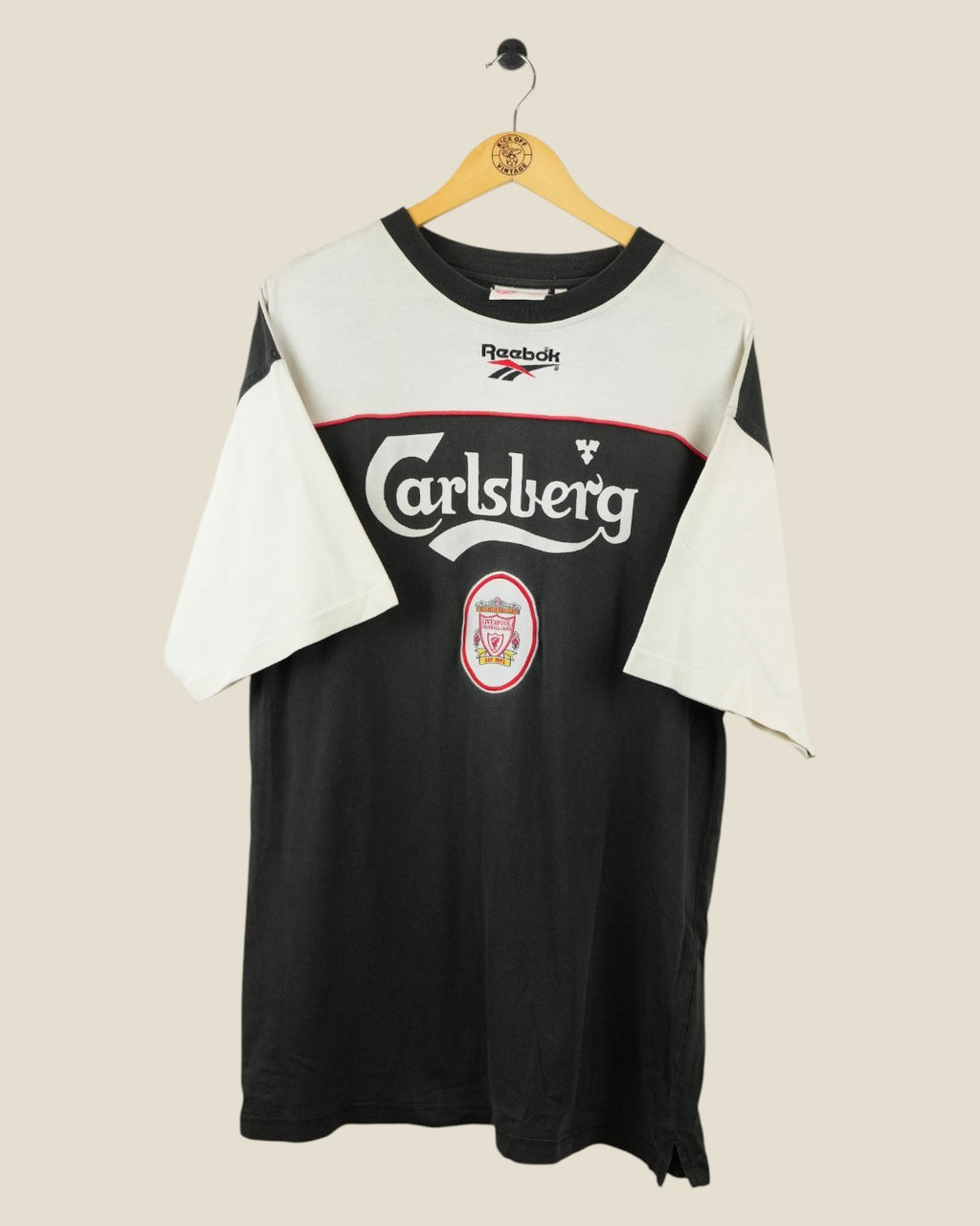 LIVERPOOL 1996/97 TRAVEL SHIRT (XL) REEBOK