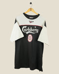 LIVERPOOL 1996/97 TRAVEL SHIRT (XL) REEBOK