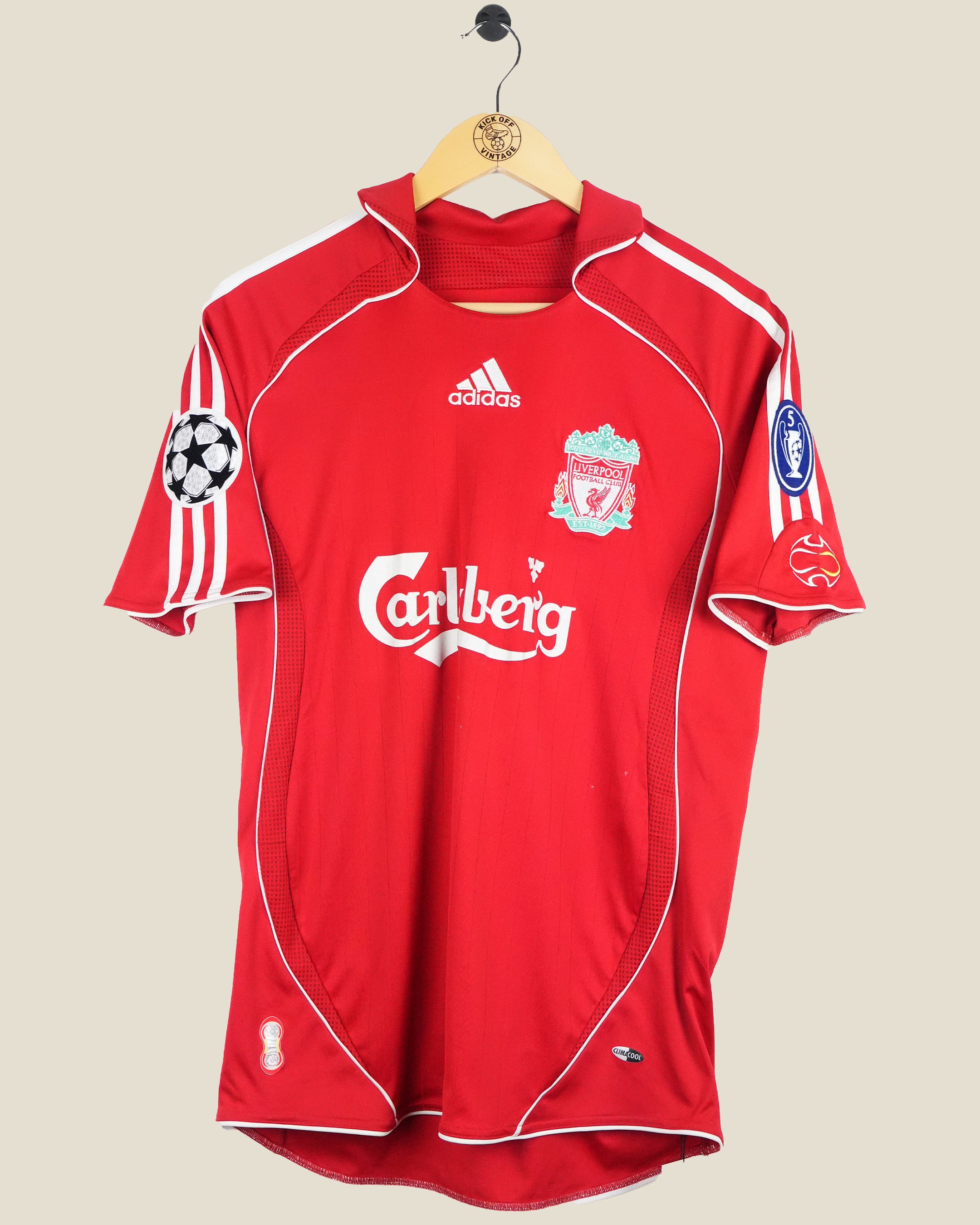 LIVERPOOL 2006/08 TORRES UCL HOME SHIRT (S) ADIDAS
