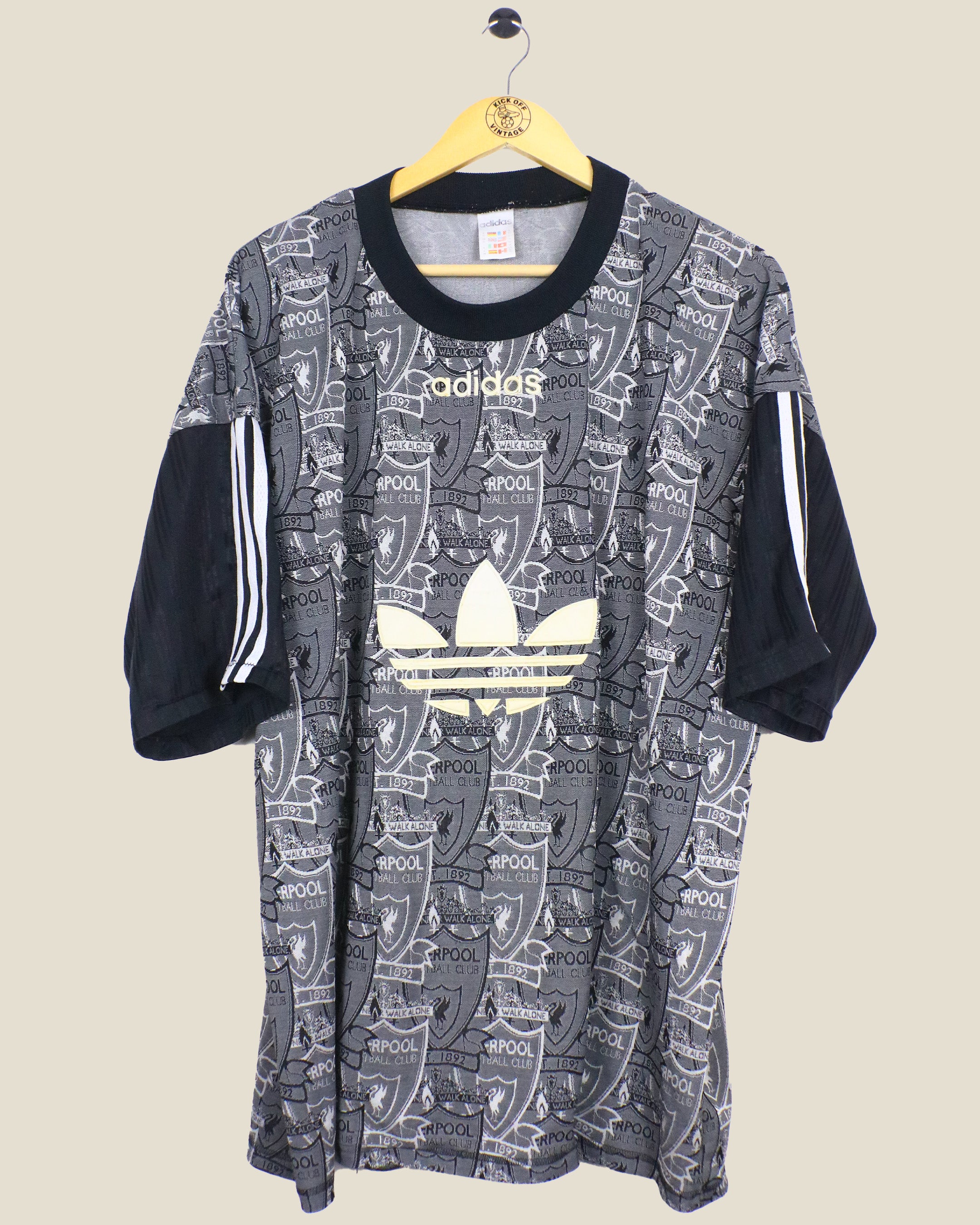 LIVERPOOL 1995/96 TRAINING SHIRT (XL) ADIDAS