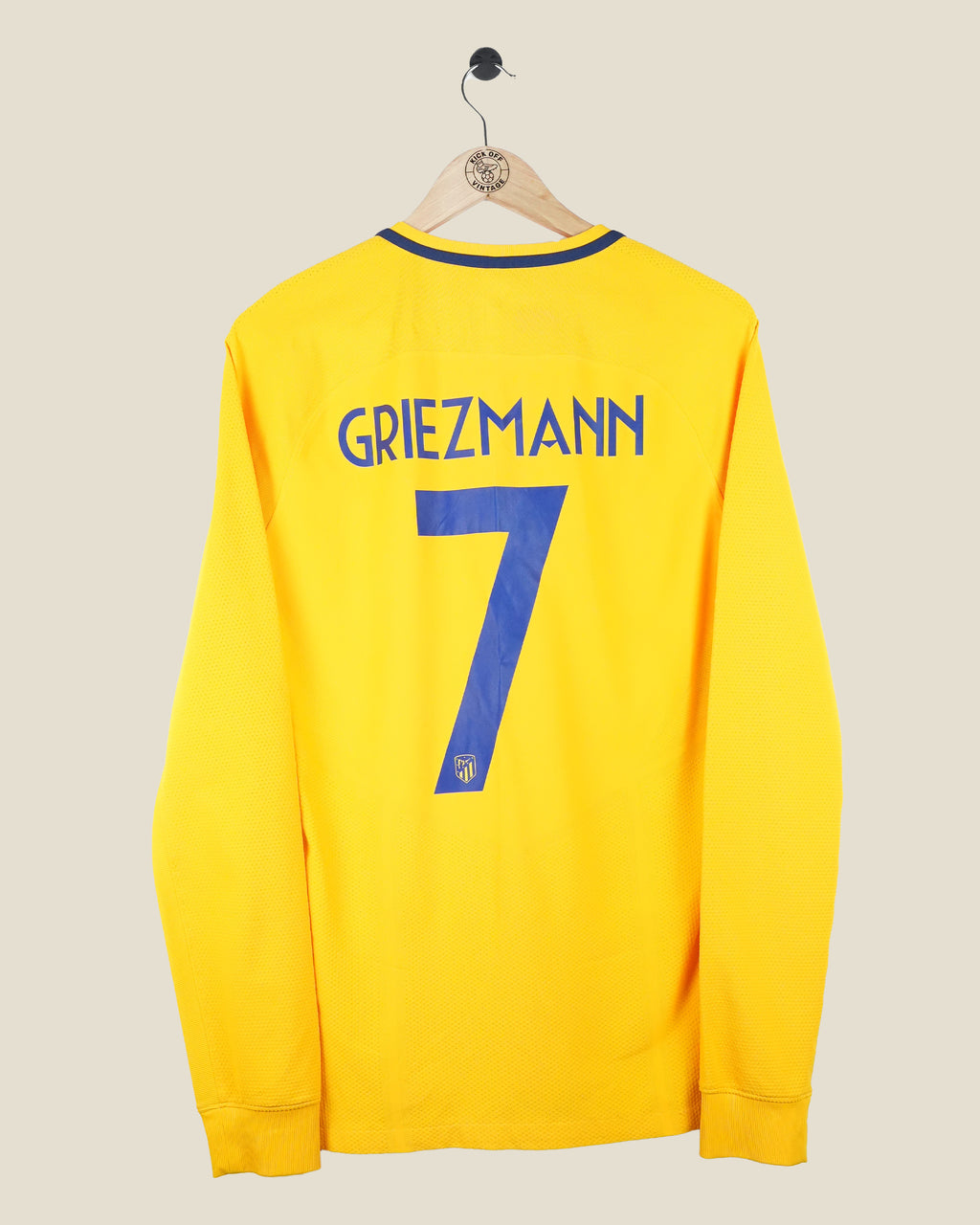 ATLETICO MADRID 2017/18 GRIEZMANN AWAY L/S PLAYER ISSUE SHIRT (M) NIKE