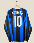 INTER MILAN 2004/05 ADRIANO HOME L/S SHIRT (M) NIKE