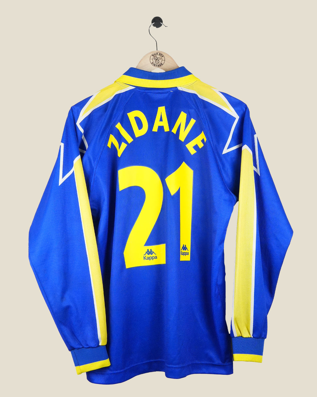 JUVENTUS 1996/97 ZIDANE AWAY L/S SHIRT (M) KAPPA