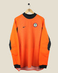 NIGERIA 2002 GOALKEEPER PLAYER ISSUE SHIRT (L) NIKE