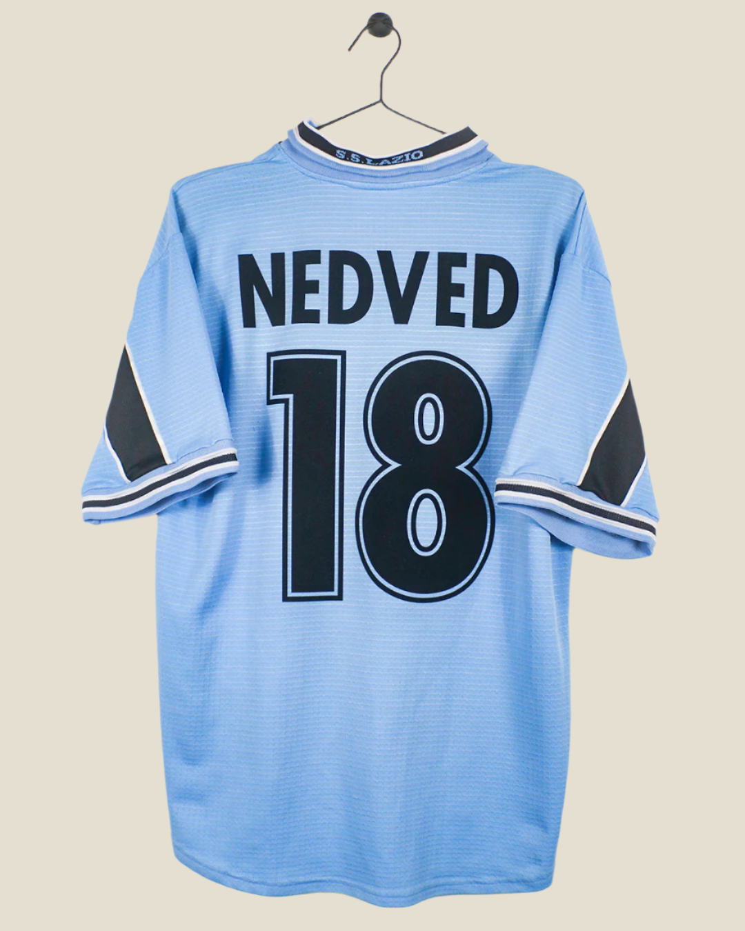 LAZIO 1998/1999 NEDVED HOME SHIRT (M) PUMA