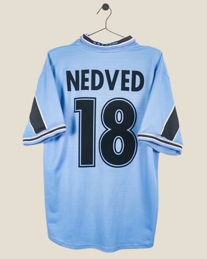 LAZIO 1998/1999 NEDVED HOME SHIRT (M) PUMA