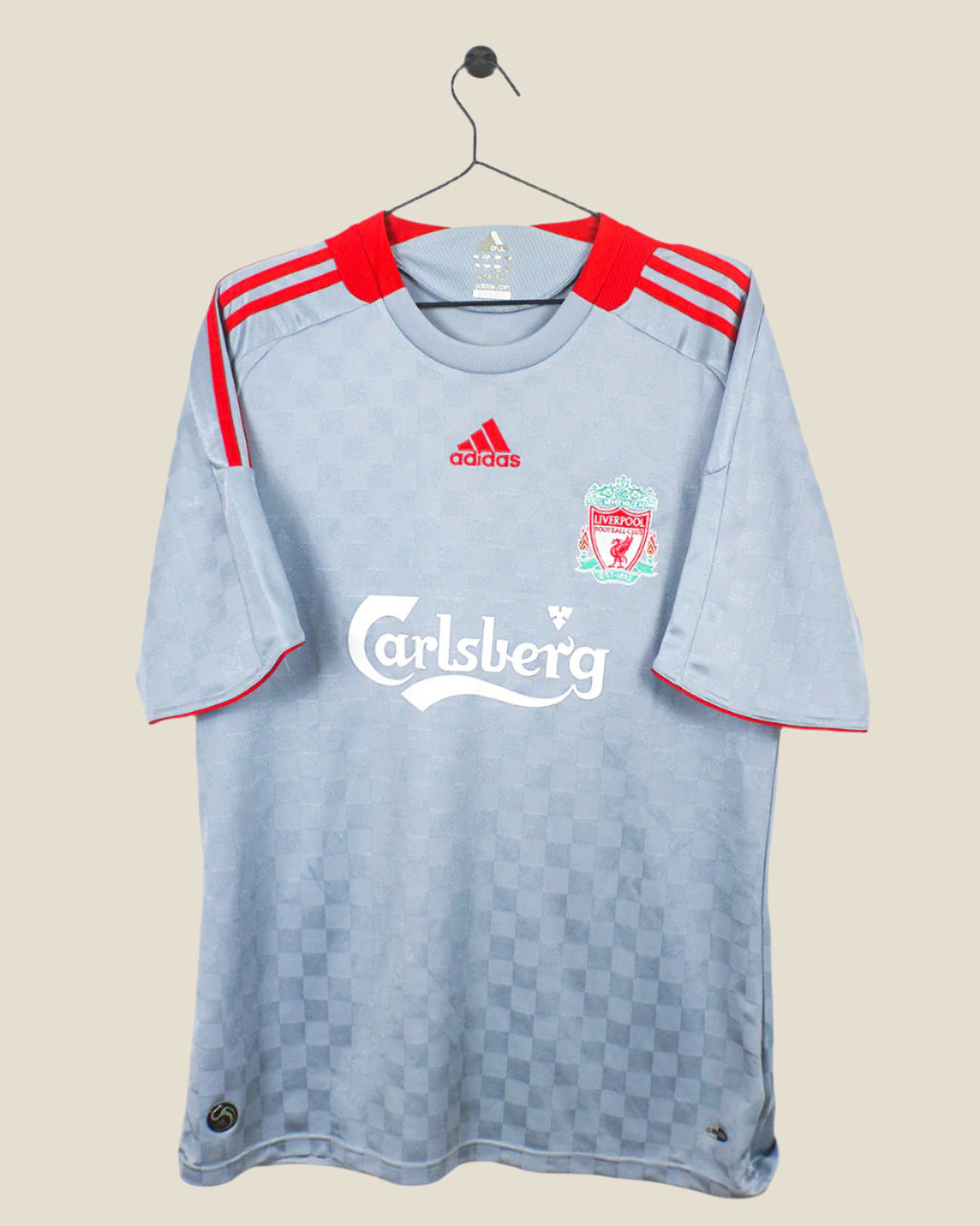LIVERPOOL 2008/09 GERRARD #8 AWAY SHIRT (L) ADIDAS